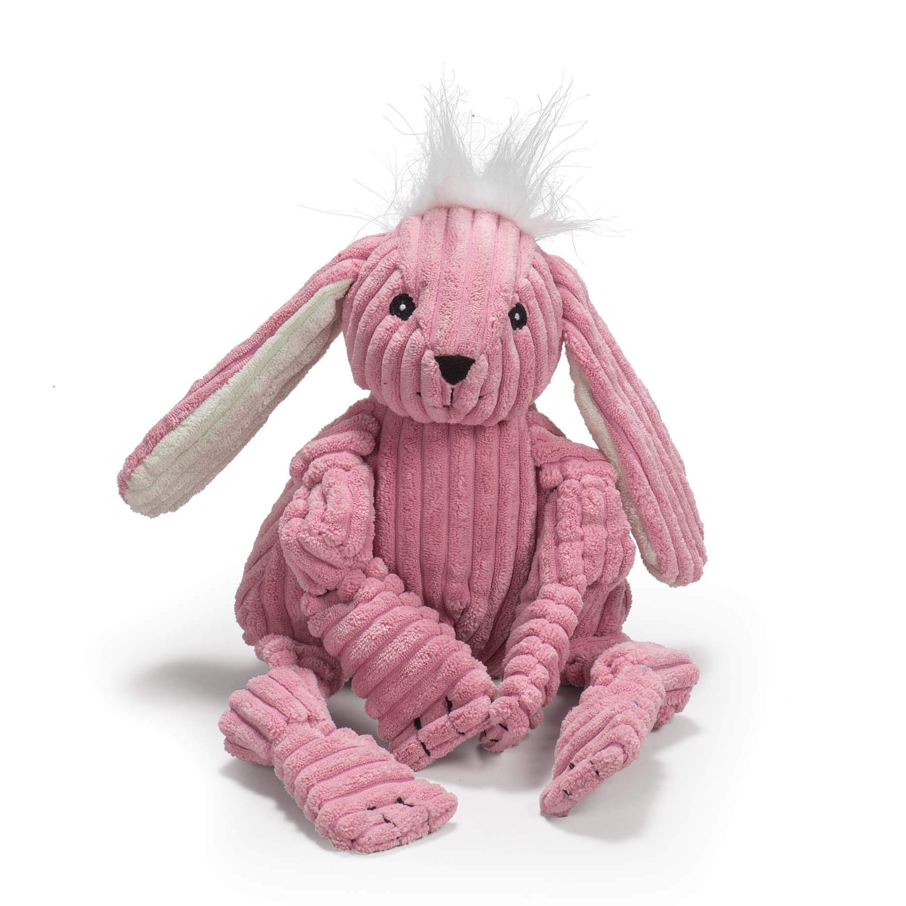 HuggleHounds Knottie Plush Dog Toy - Durable Squeaky Stuffed Animal for Small Medium Large Dogs | Puppy Chew Toy with No Stuffing | Roxie HuggleMutt Large Size for Indoor Outdoor Play & Cuddle Time