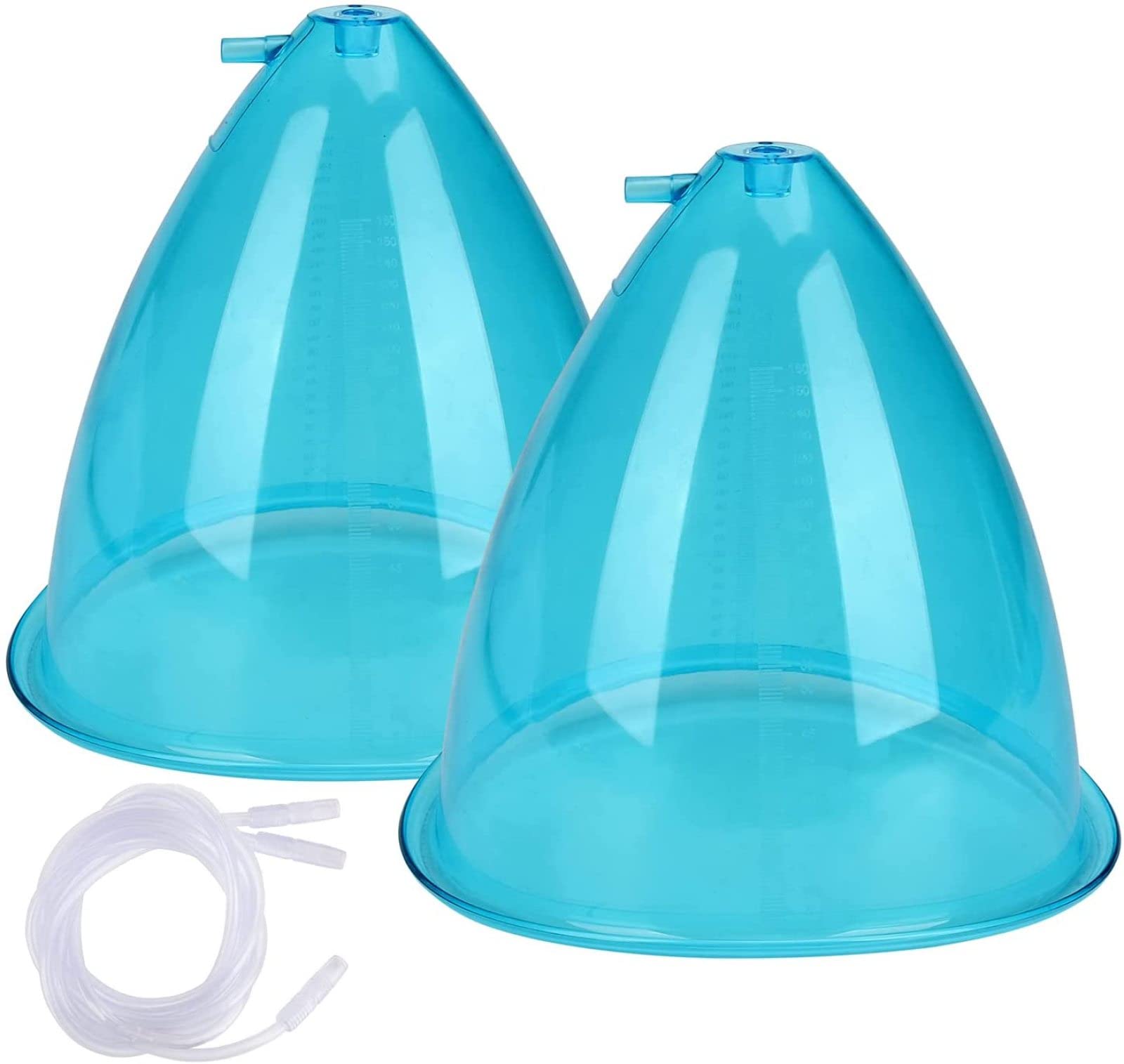 180ML Large Capacity Vacuum Suction Cup for Buttocks Lift & Body Massage - Blue Cupping Therapy Accessories for Women - Perfect for Home Spa, Cellulite Reduction & Relaxation Therapy