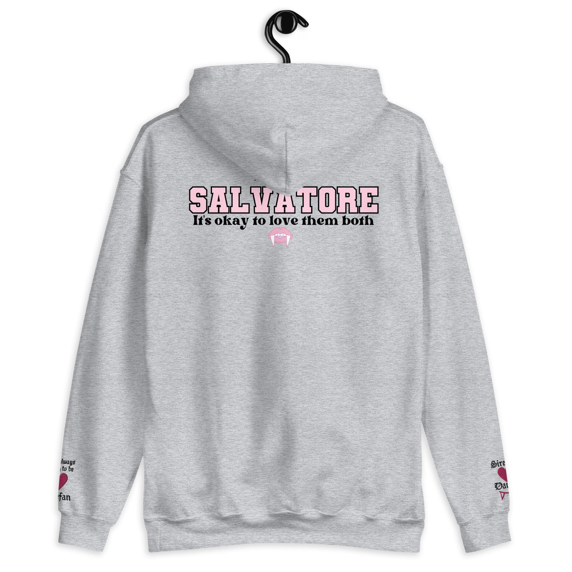 Salvore Hoodie | TVD Sweatshirt | Stefan & Damon Salvatore Merch | Mystic Falls Hoodie | Vampire Diaries Gift | Perfect for Fans & Cosplay