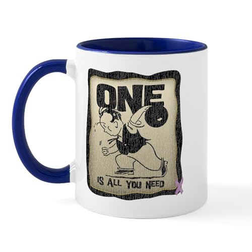 White/Navy Inside - All You Need (Bowling) Mug