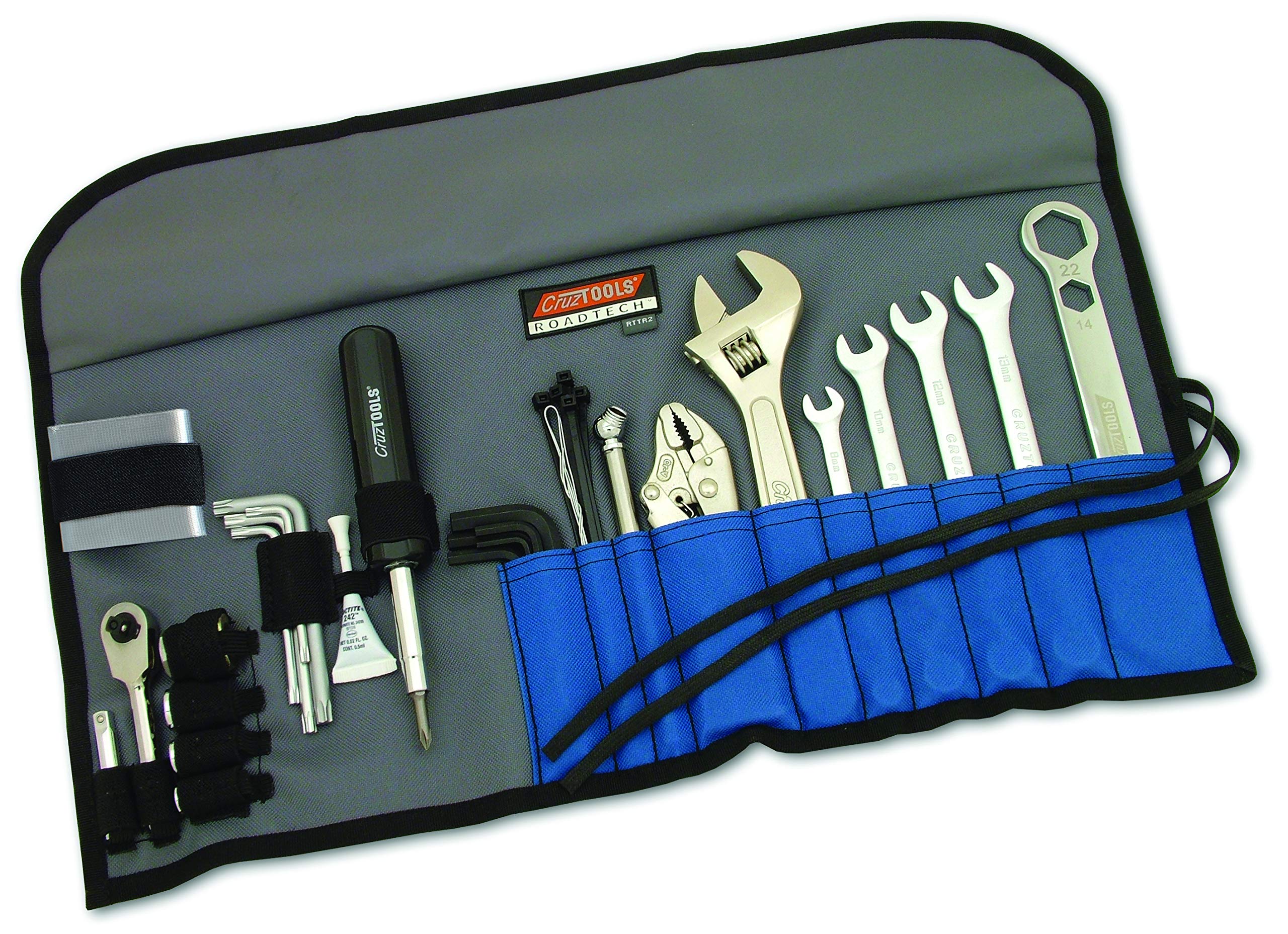 CruzTOOLS RTTR2 RoadTech TR2 Motorcycle Tool Kit for Triumph Bikes - Black | Essential Repair & Maintenance Tools for On-the-Road Emergencies