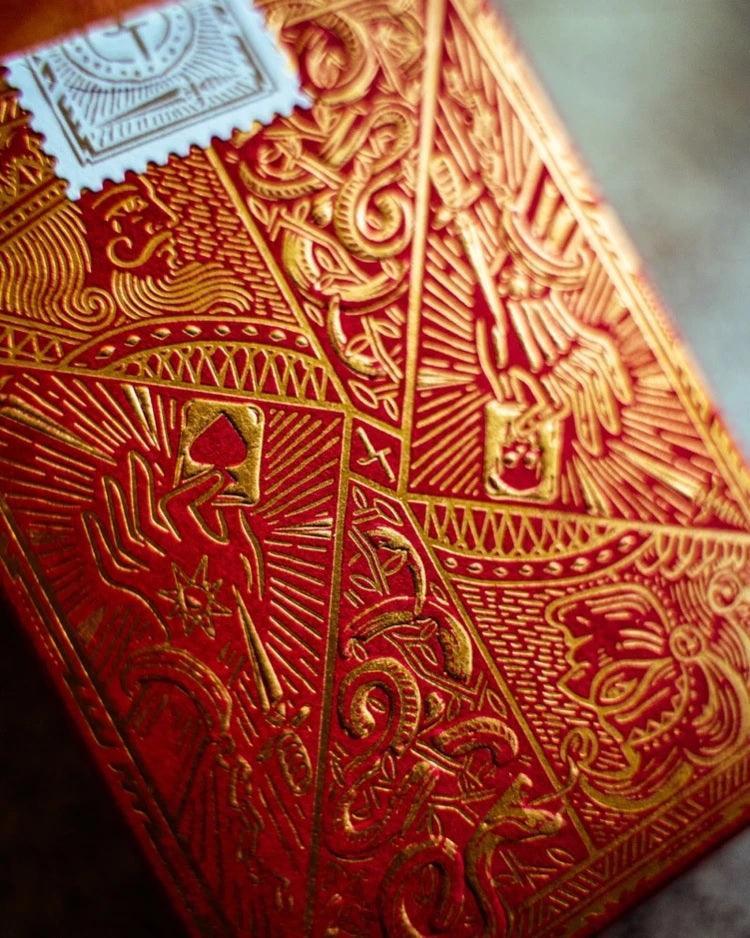 Joker and the Thief Blood Red Edition - Premium Playing Cards for Poker, Magic Tricks & Game Nights - Perfect for Collectors and Card Game Enthusiasts