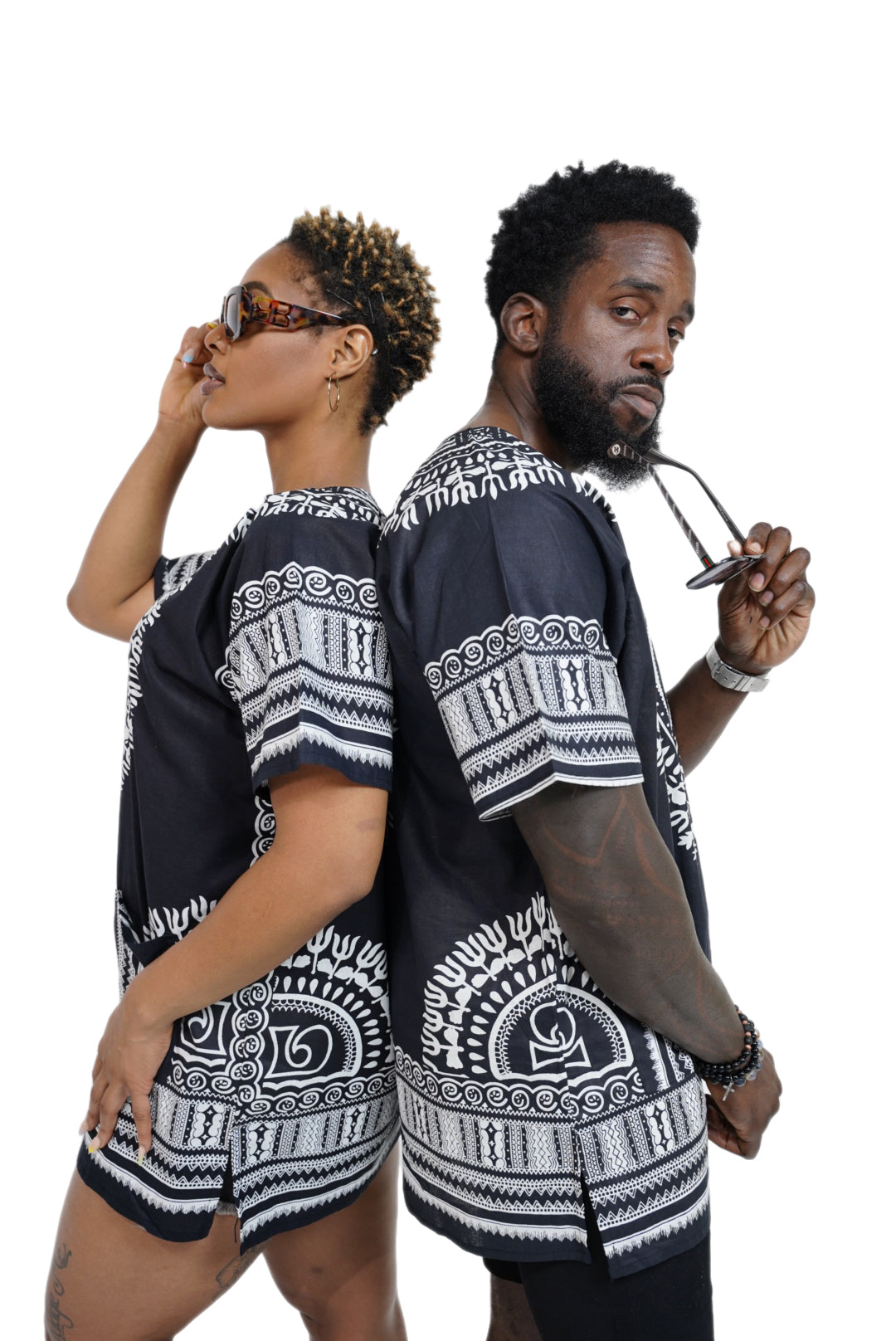 African Print Unisex Dashiki Shirt for Men & Women | Traditional Ankara Cotton Tunic Top | Perfect for Festivals, Concerts, Cruises & Outdoor Events | DP3578