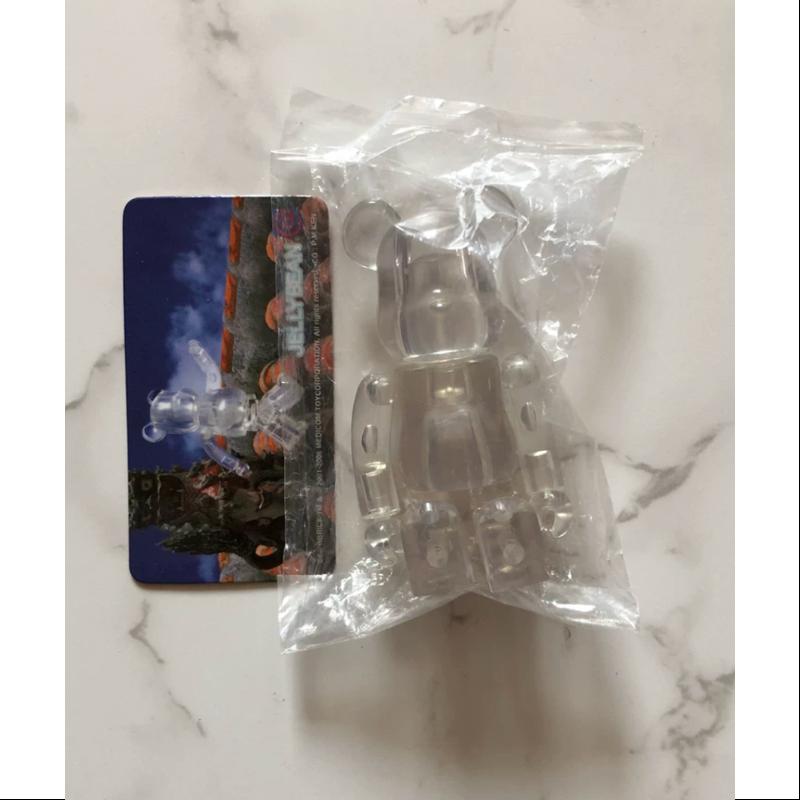Bearbrick Series 12 JELLYBEAN Clear 100% Collectible Vinyl Art Toy - Limited Edition Designer Figure for Display & Investment | Perfect for Home Decor, Office Collection, and Gift Giving