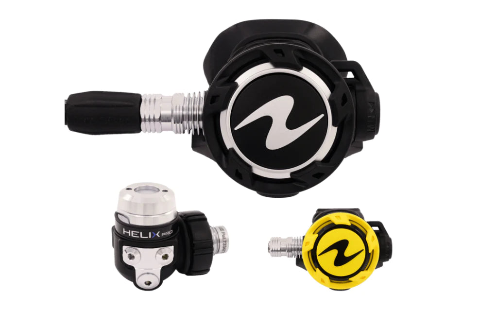 Aqualung Helix Pro Scuba Diving Regulator with Octopus - Perfect for Deep Sea Diving and Underwater Exploration