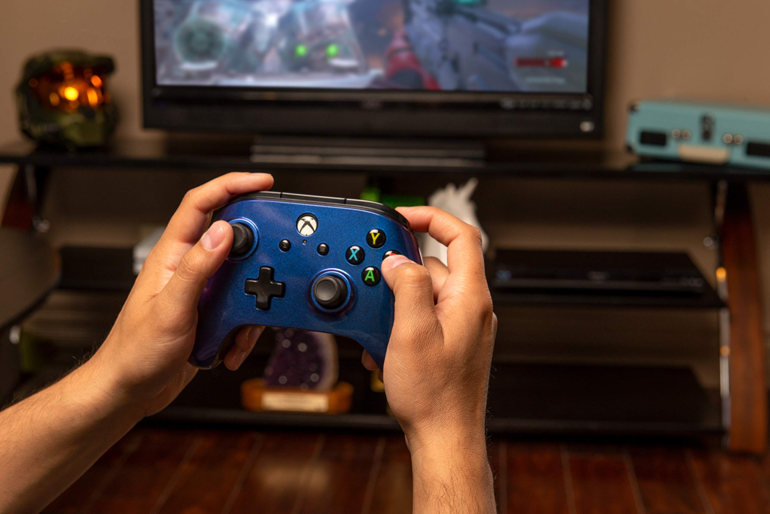 Premium Wired Xbox One Controller - Cosmos Nebula Design, Ergonomic Gamepad for Xbox Series X|S & Xbox One (Renewed) - Perfect for Competitive Gaming & Long Play Sessions