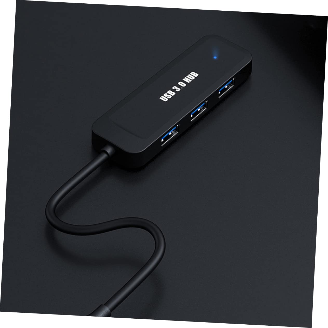 Gatuida 4-Port USB Hub 3.0 High-Speed Data Transfer Splitter for Laptop, PC, MacBook - Expand USB Ports for Keyboard, Mouse, Flash Drive, Printer & More - Compact USB Adapter for Home Office & Travel Use