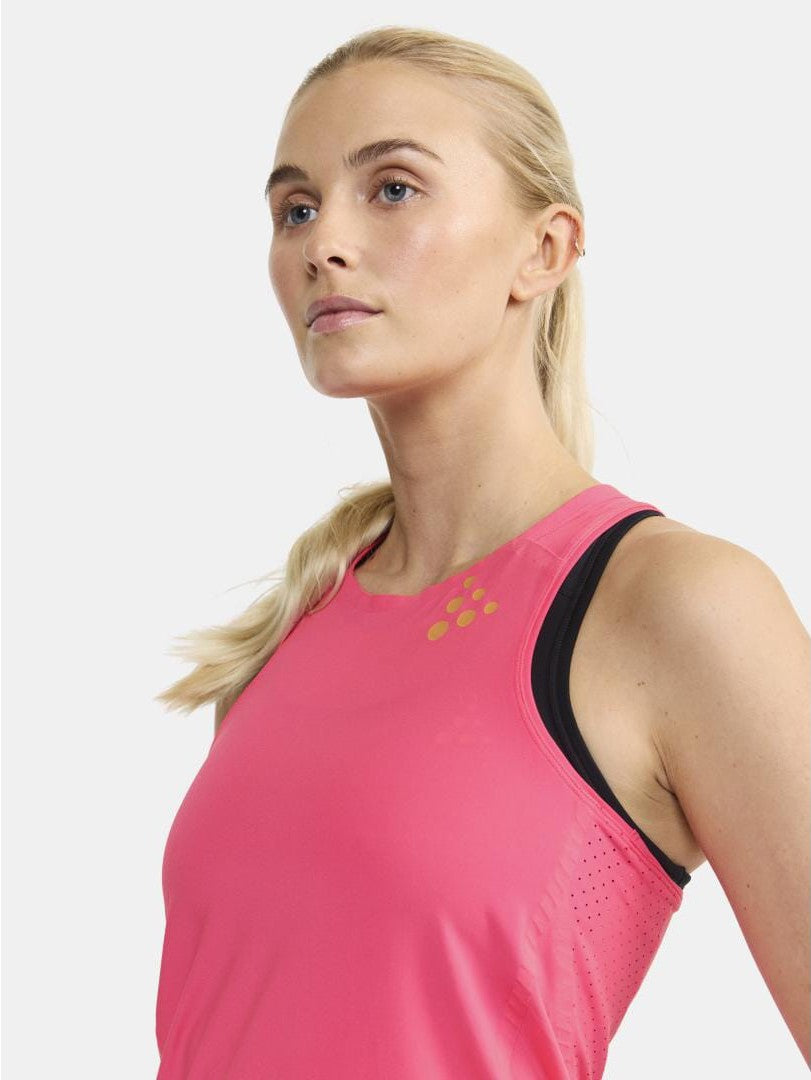 Women's PRO Hypervent Running Singlet - Lightweight Breathable Athletic Tank Top for Women - Perfect for Marathon Training, Gym Workouts & Outdoor Sports