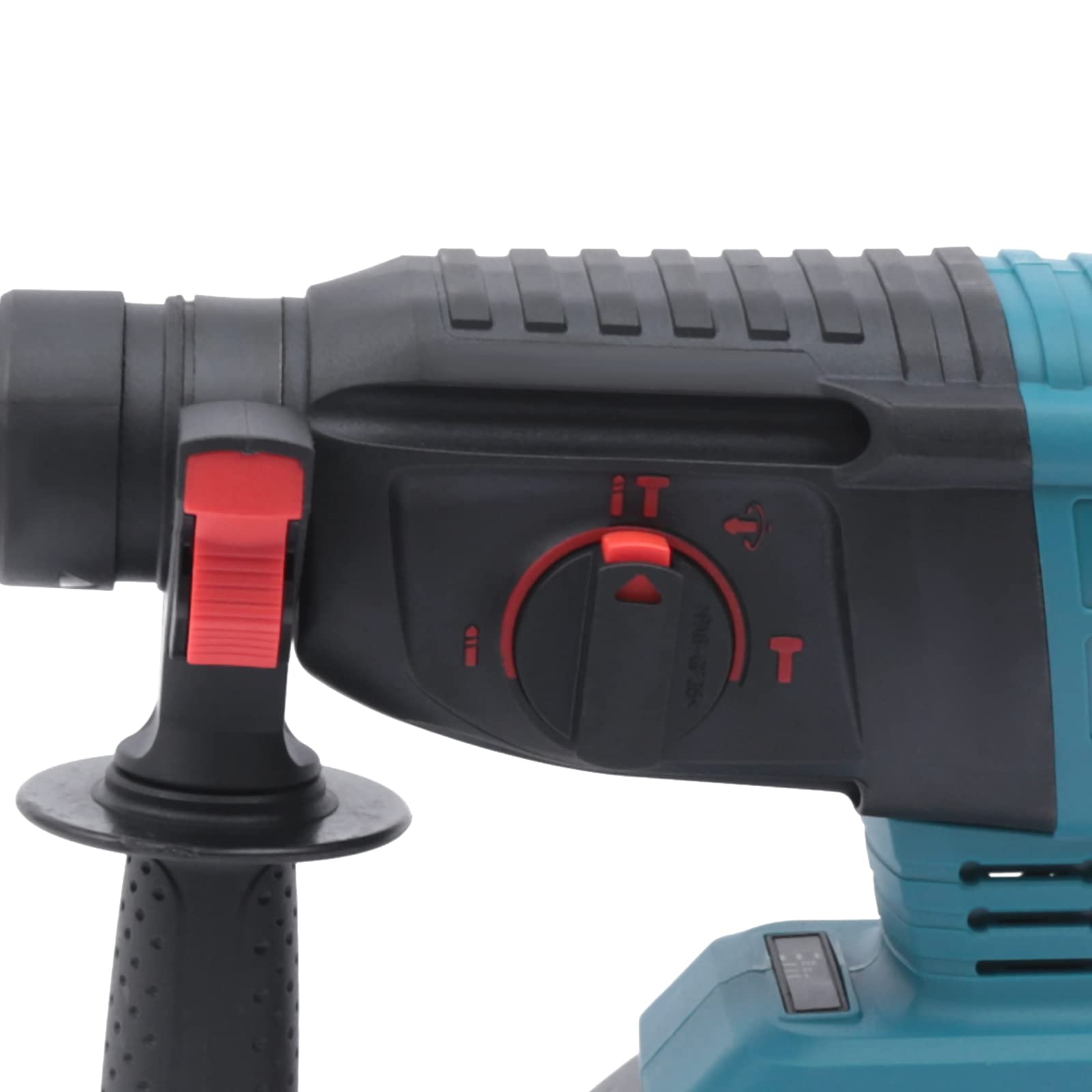 1.02 Inch SDS-Plus Heavy Duty Rotary Hammer Drill with Safety Clutch | 3-Function (Drill, Hammer, Chisel) | Low Vibration System | Includes 2 Batteries, Charger & Depth Gauge | Perfect for Concrete Drilling, Demolition & Masonry Work