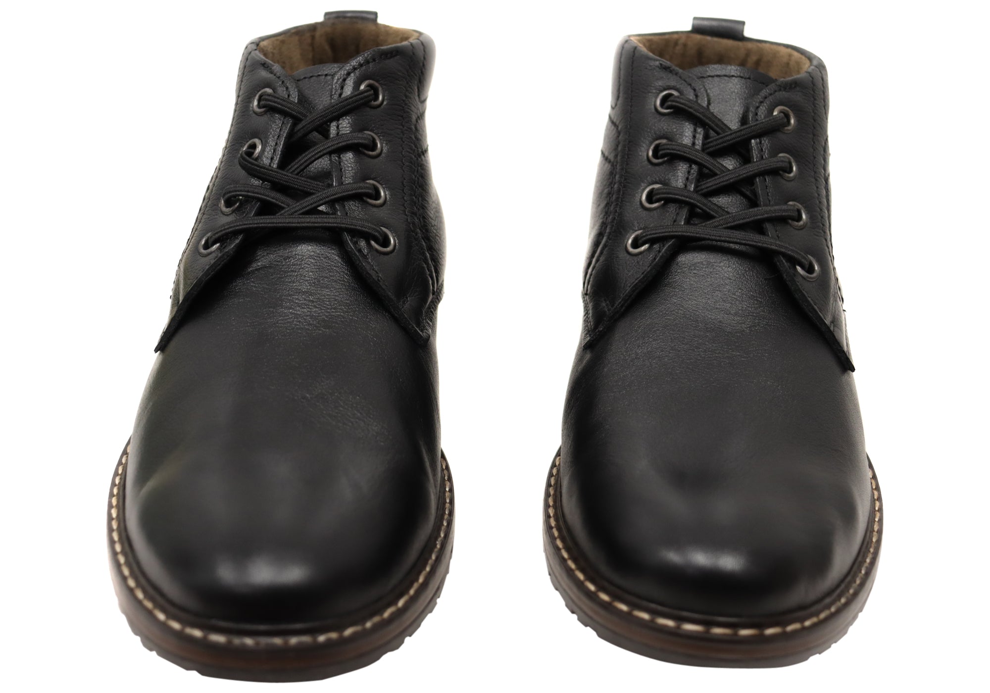 Pegada Ross Men's Comfortable Leather Boots - Handmade in Brazil - Durable & Stylish for Casual Wear, Outdoor Hiking & Work Boots