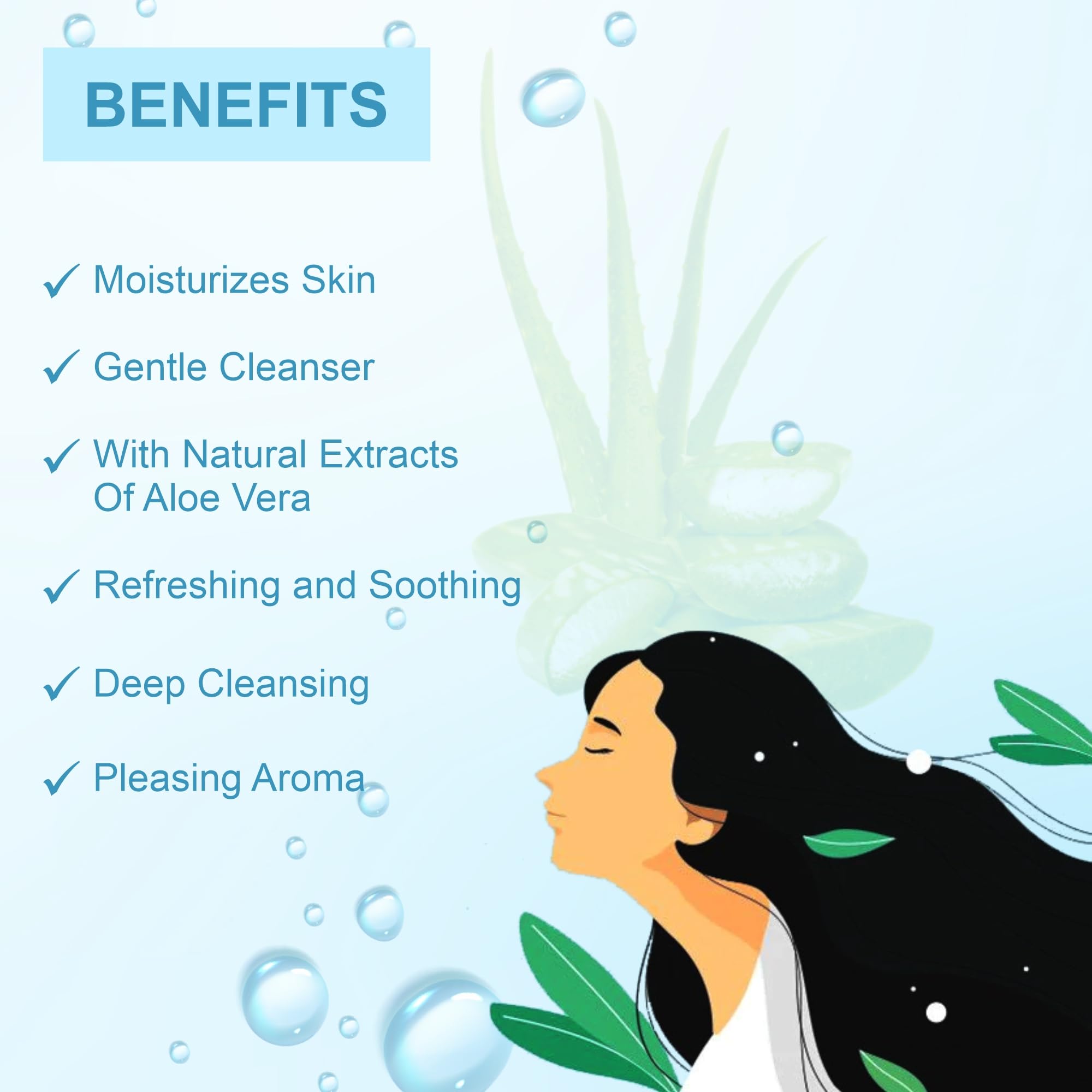 APLOMB Refreshing Bath & Shower Gel with Aloe Vera & Neem Extract - Hydrating & Moisturizing Body Wash for Dry Skin - Exfoliates Dead Skin Cells for Smoother, Brighter Complexion - 100ml Travel Size for Gym, Spa & Daily Shower Routine