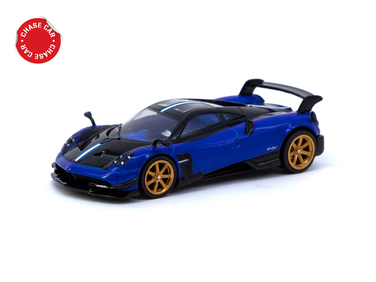 Tarmac Works 1/64 Pagani Huayra BC Blu Francia Diecast Model Car - Premium Collectible for Car Enthusiasts & Display in Home/Office