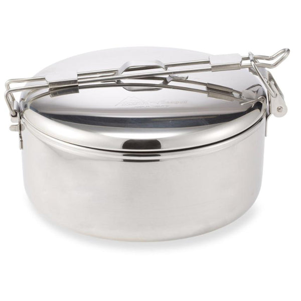 Alpine Stowaway Pot 1L - Lightweight Camping Cookware for Backpacking, Hiking & Outdoor Adventures | Compact Cooking Pot with Lid for Camp Stoves