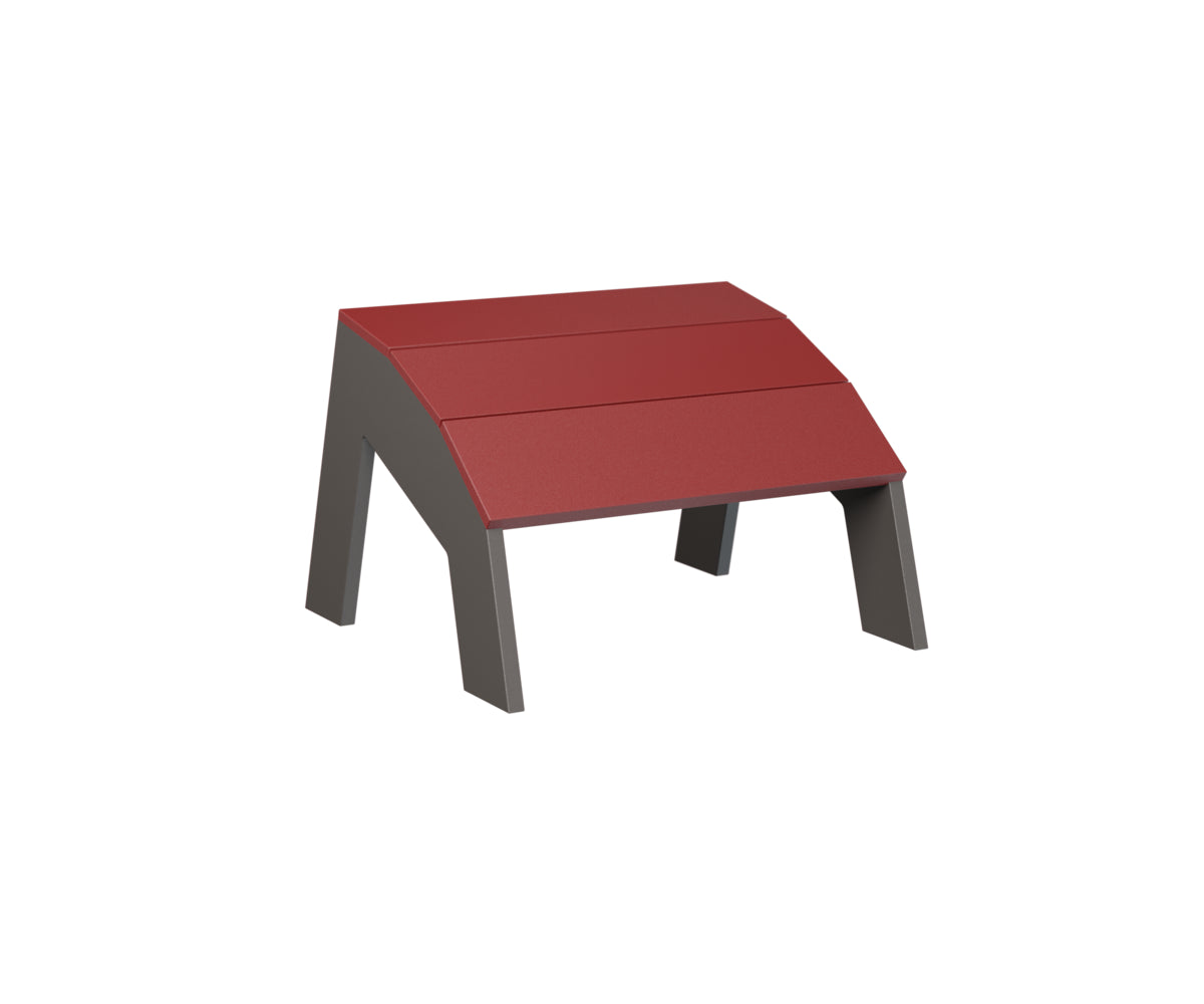 Berlin Gardens Nordic Adirondack Footstool - Outdoor Patio Furniture, Solid Wood Footrest for Garden, Deck & Poolside Relaxation