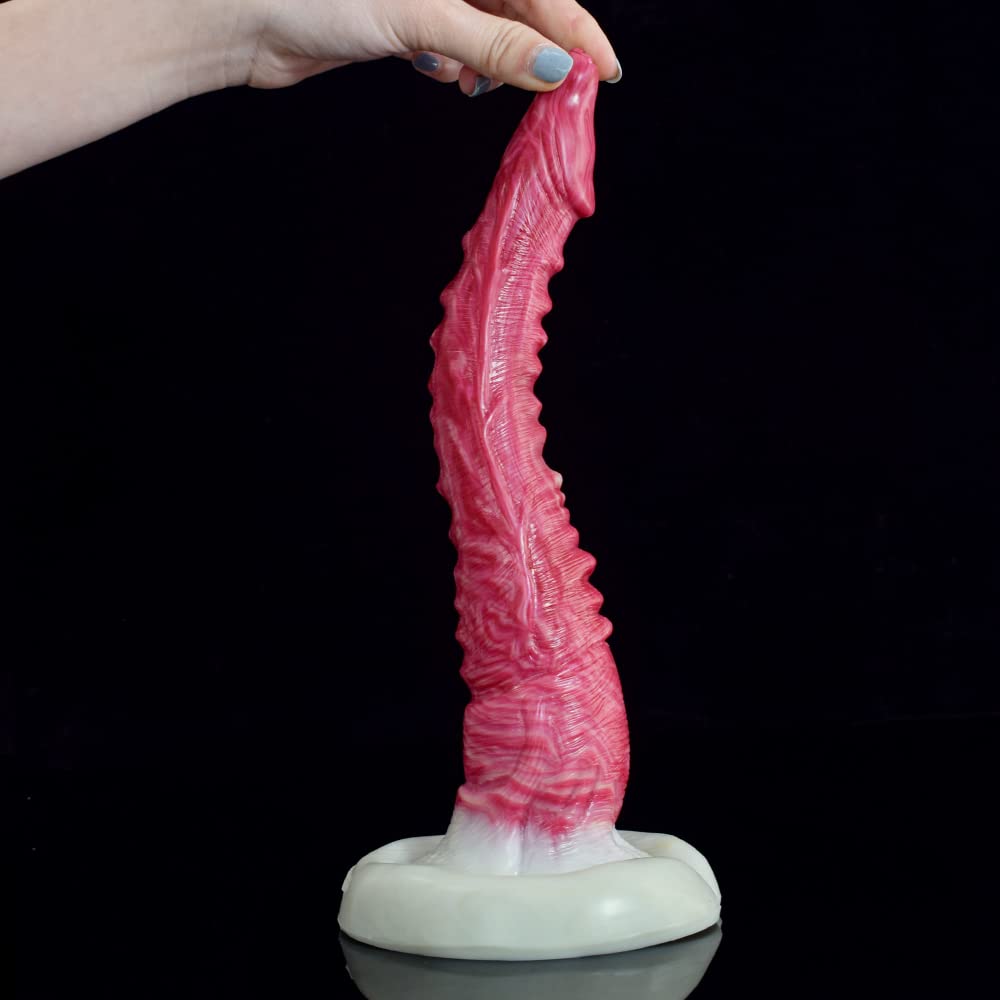 BeHorny Liquid Silicone Octopus Tentacle Dildo - Alien Fantasy Sex Toy with Strong Suction Cup for Hands-Free Play | Perfect for BDSM, Roleplay & Solo Pleasure