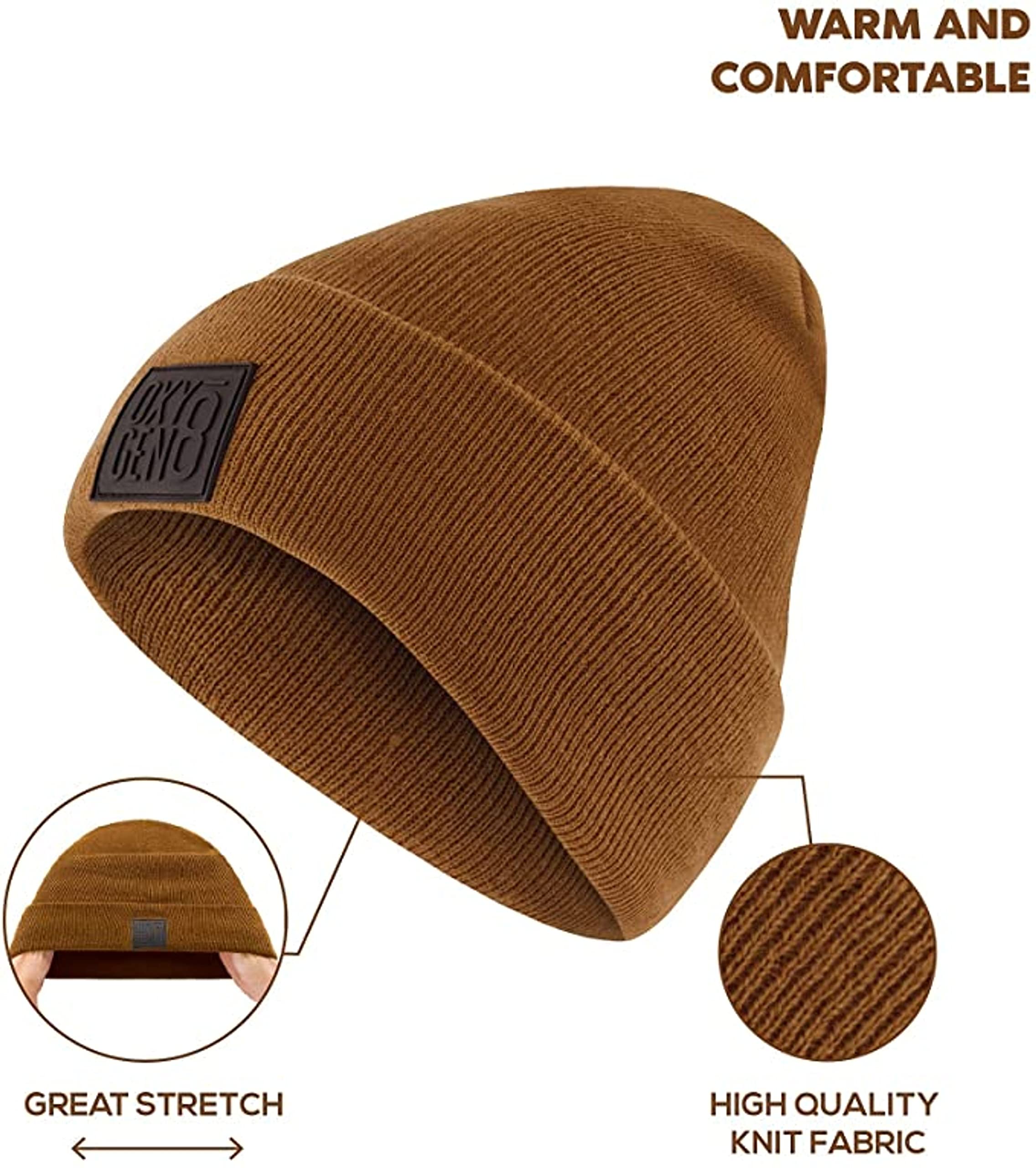 Soft & Stretchy Unisex Beanie Hats - Warm Knit Skull Cap with Cuffed Design for Men & Women | Perfect for Winter Sports, Outdoor Activities & Casual Wear