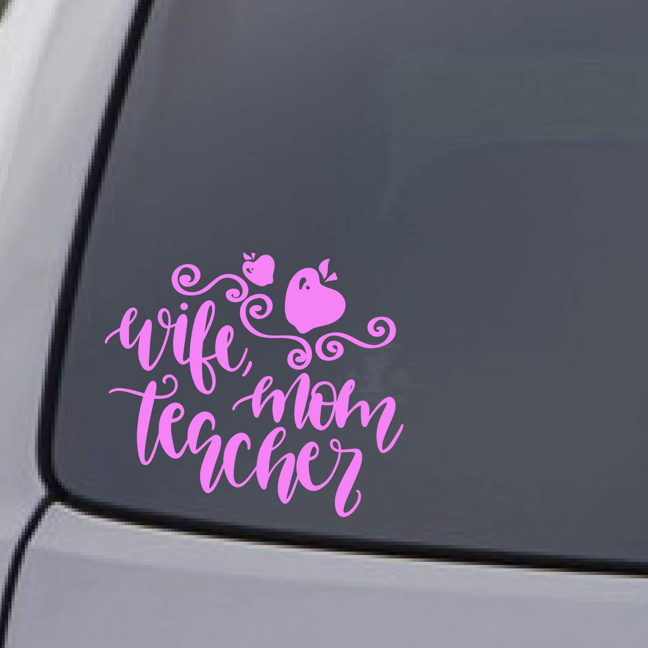 Teacher Appreciation Car Sticker - Waterproof Vinyl Decal for Cars, Trucks & Laptops - Perfect Gift for Educators, Wives & Moms - School Spirit & Classroom Decor