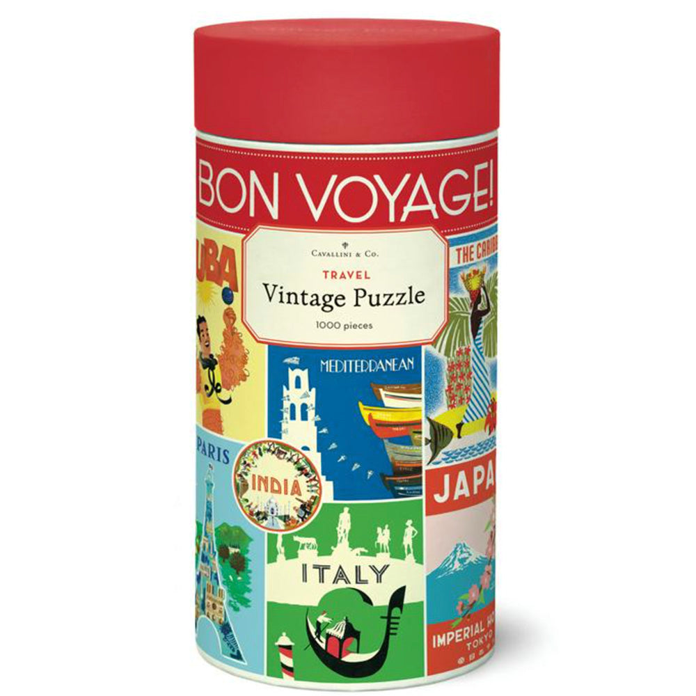 1000 Piece Jigsaw Puzzle - Travel Themed Adult Puzzle with Scenic Landmarks - Perfect for Relaxation, Family Game Night & Home Decor