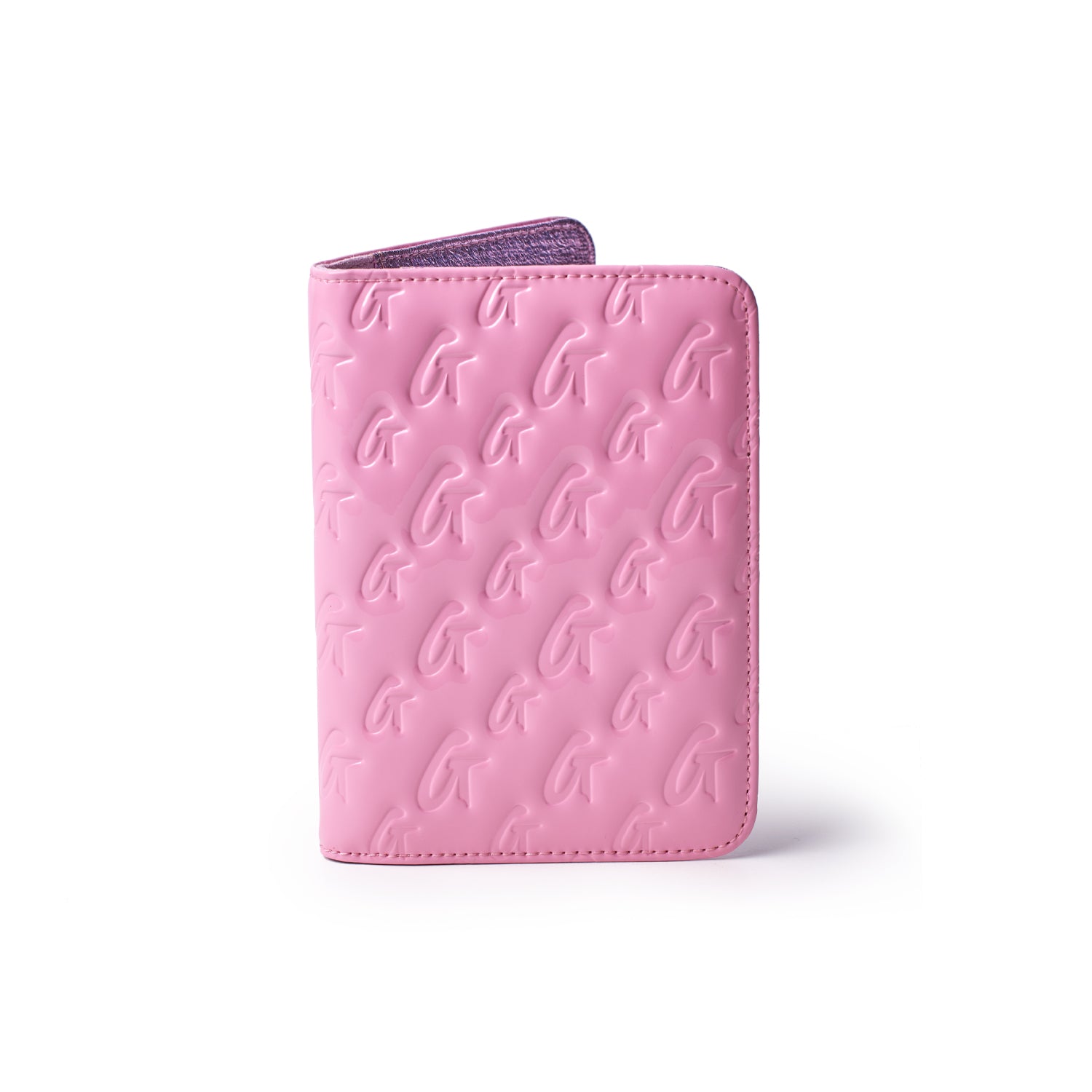 Monogram Passport Holder Mirror Pink - Stylish Travel Accessory for Women & Men - Perfect for Airports, Vacations & Business Trips