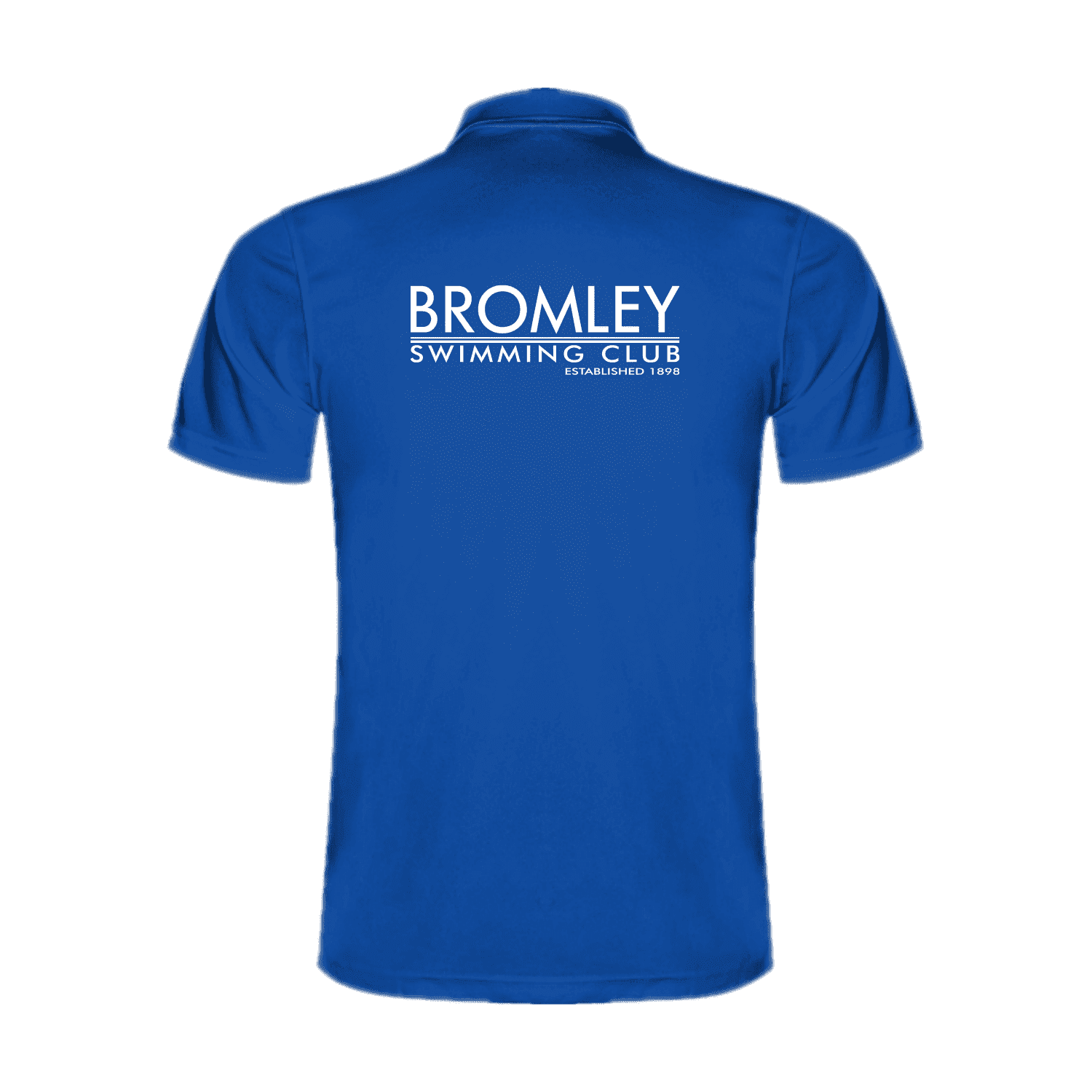 Bromley Swimming Club Volunteer Cotton Polo Shirt - Royal Blue - Comfortable & Breathable for Poolside & Community Events