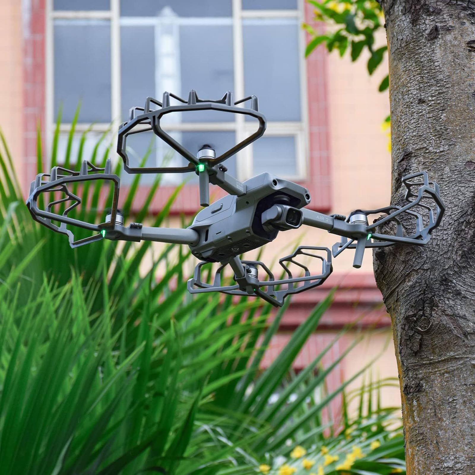 DJI Air 2S/Air 2 Quick Release Propeller Guard - Professional Drone Blade Protector for Mavic Air 2 Series (Grey) | Perfect for Safe Flying, Indoor Practice & Beginner Training