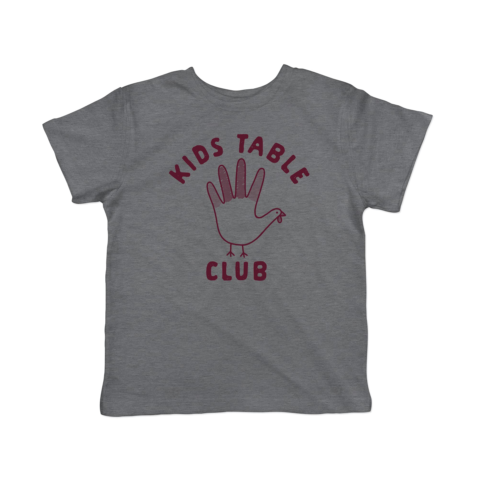 Funny Thanksgiving Turkey Hand Print Toddler T-Shirt - Cute Kids Club Tee for Family Dinner & Holiday Gatherings