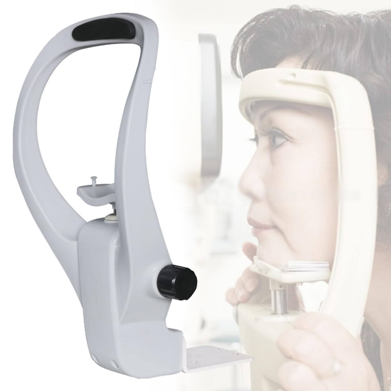 Optometry Forehead Rest & Head Support for Eye Training - Compatible with Auto Refractometer & Optical Instruments - Perfect for Vision Therapy, Eye Exams & Optometric Equipment Accessories
