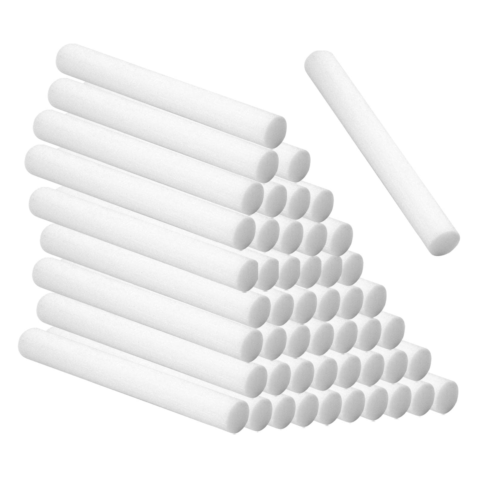 50PCS Aromatherapy Diffuser Reeds - Replacement Filter Pads & Humidifier Wicks (20cm x 8mm) for Essential Oil Diffusers, Humidifiers, Air Fresheners - Perfect for Home, Office, Spa Relaxation