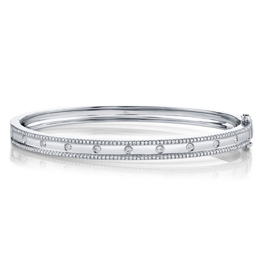 14K Gold 0.62 CTW Diamond Tennis Bracelet for Women - Elegant Stackable Bangle for Weddings, Anniversaries & Special Occasions