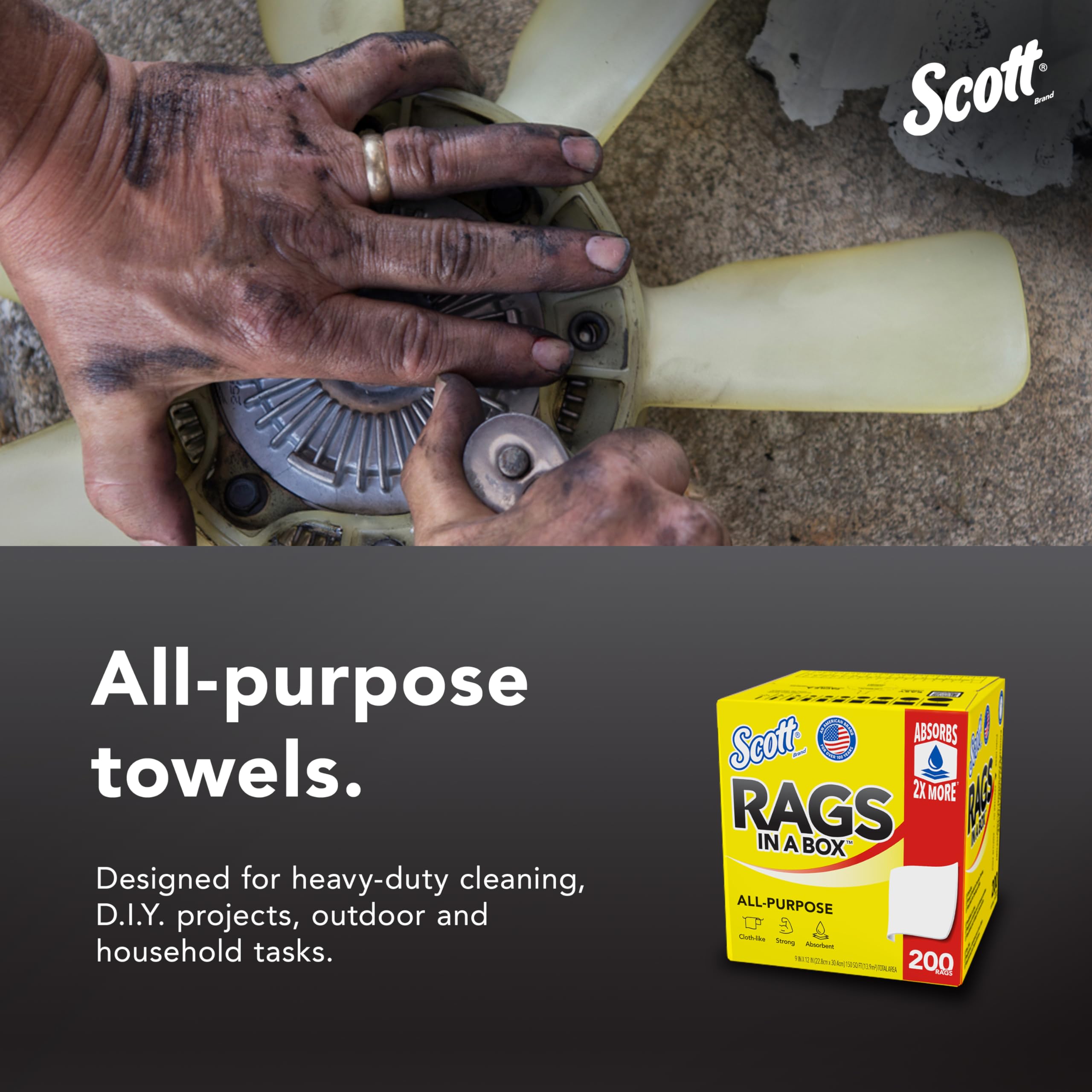 Scott® Shop Original™ Rags In A Box™ (75260) - 9