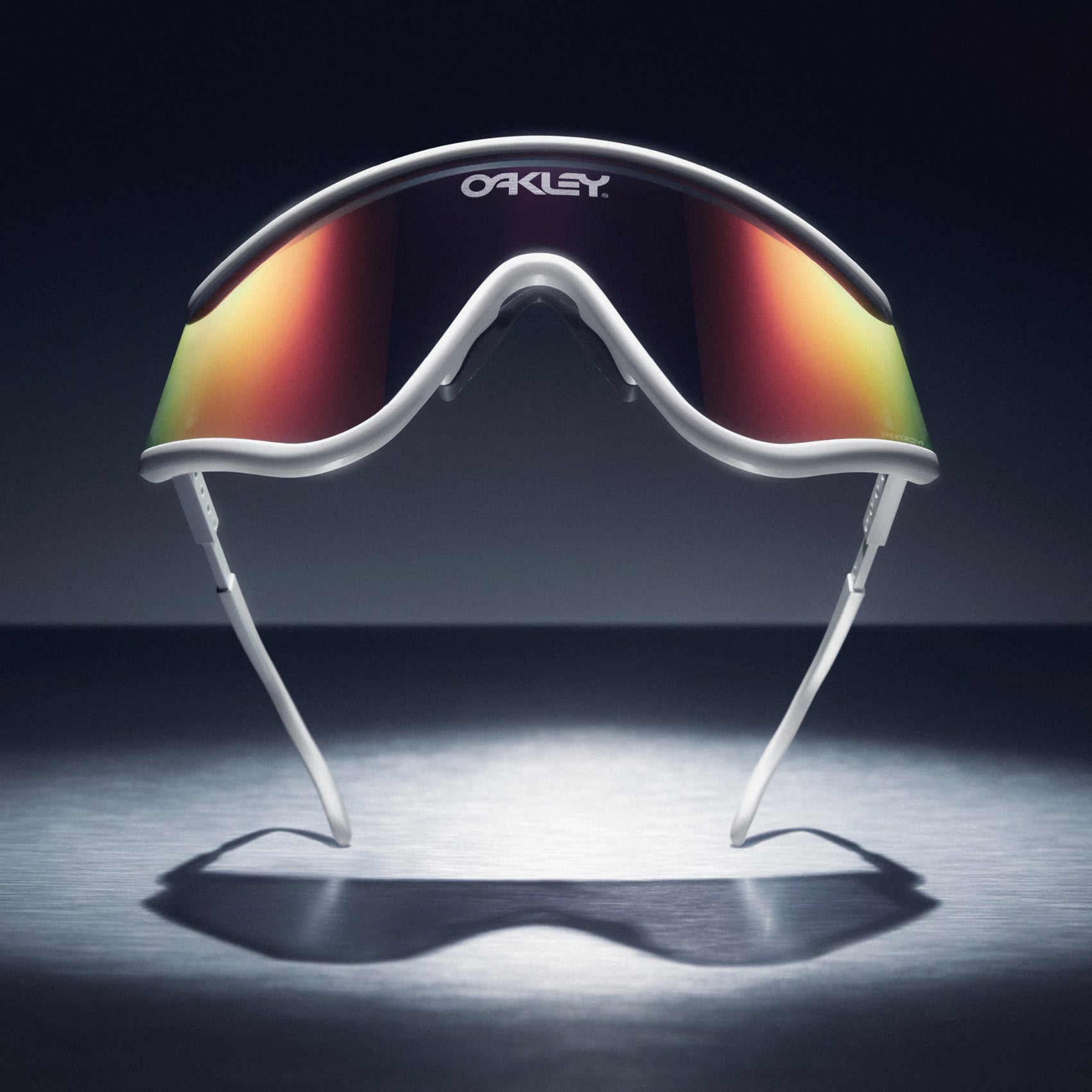 Oakley MUZM Eyeshade Sunglasses - Polarized Sports Sunglasses for Cycling, Running & Outdoor Activities - UV Protection & Lightweight Design