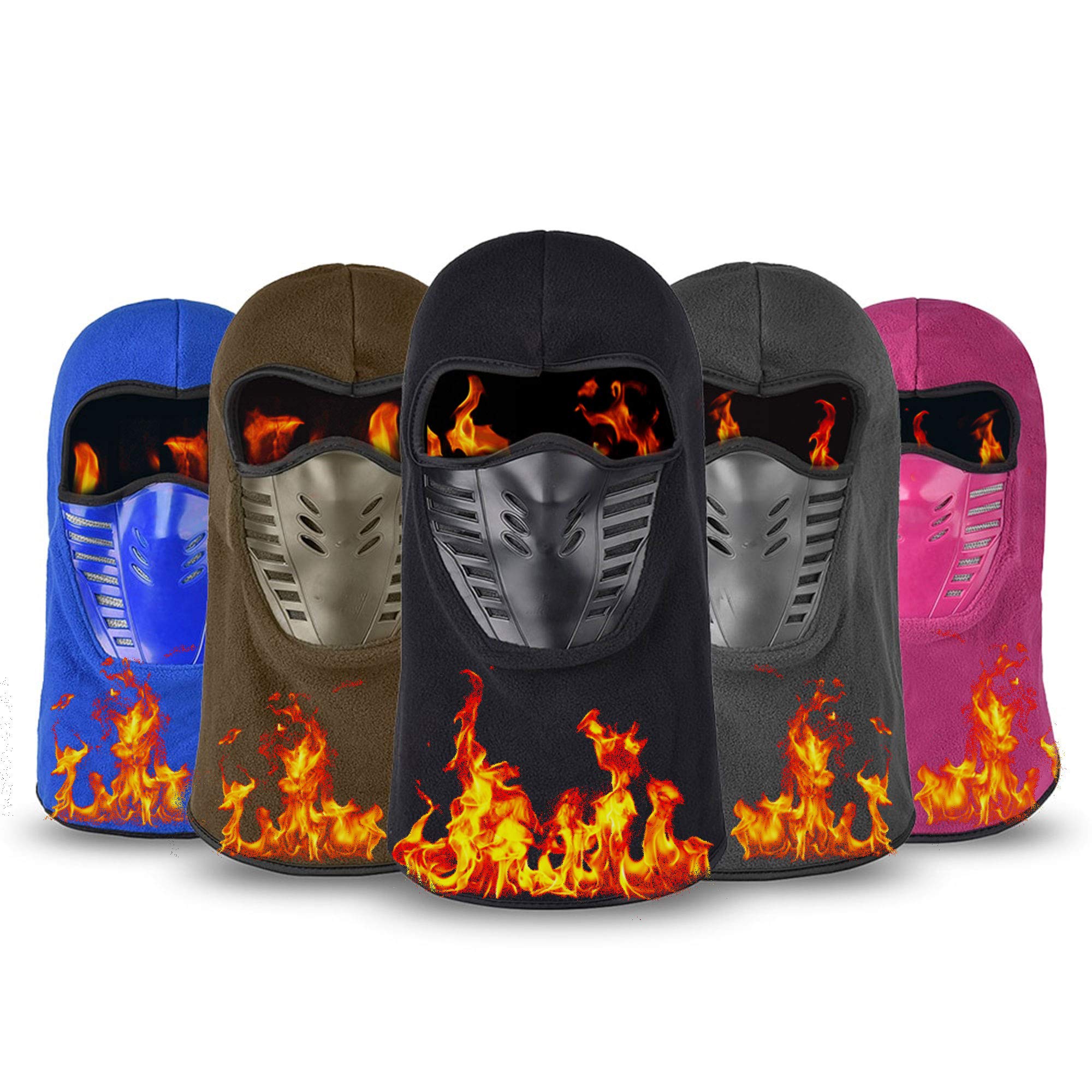 Cold Weather Balaclava Ski Mask - Magnetic Windproof Fleece Thermal Face Cover for Winter Sports & Motorcycle Riding - Perfect for Skiing, Snowboarding, and Outdoor Activities