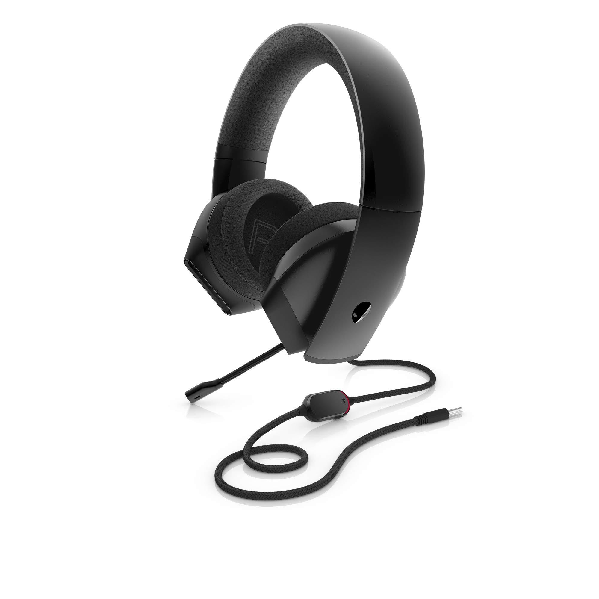 Alienware AW310H Stereo Gaming Headset - Wired Over-Ear Headphones with Noise Cancelling Mic for PC, PS4, Xbox - Perfect for Competitive Gaming & Streaming