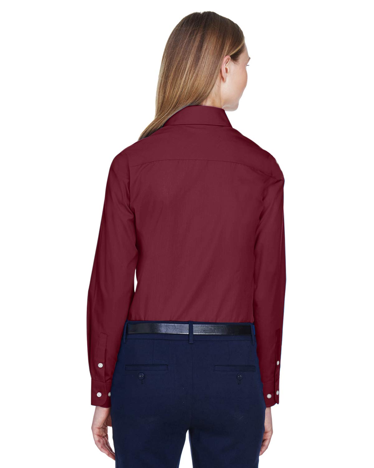 Devon & Jones Women's Solid Broadcloth Shirt - Office & Casual Wear