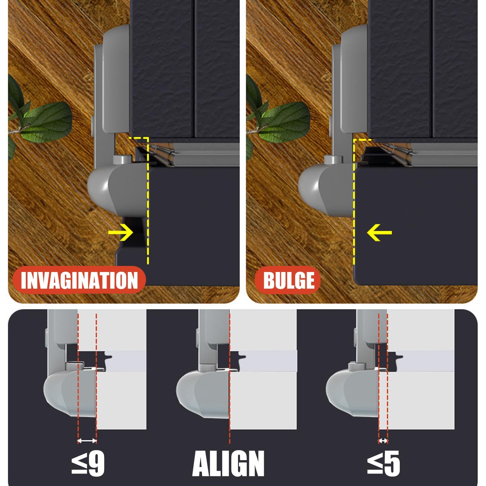 Child Safety Fridge Locks - Self-Adhesive Baby Proof Refrigerator Lock | Secure Multifunctional Door Latch for Home Kitchen Safety | Perfect for Toddler Protection & Pet Proofing