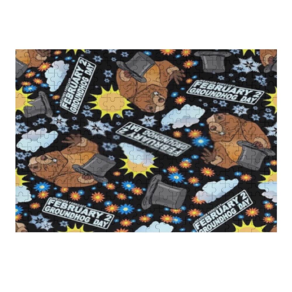 500-Piece Happy Groundhog Day Jigsaw Puzzle - Fun Family Game for Adults, Teens & Kids | Creative Gift Idea for Puzzle Lovers | Perfect for Family Game Nights, Classroom Activities & Holiday Gifts