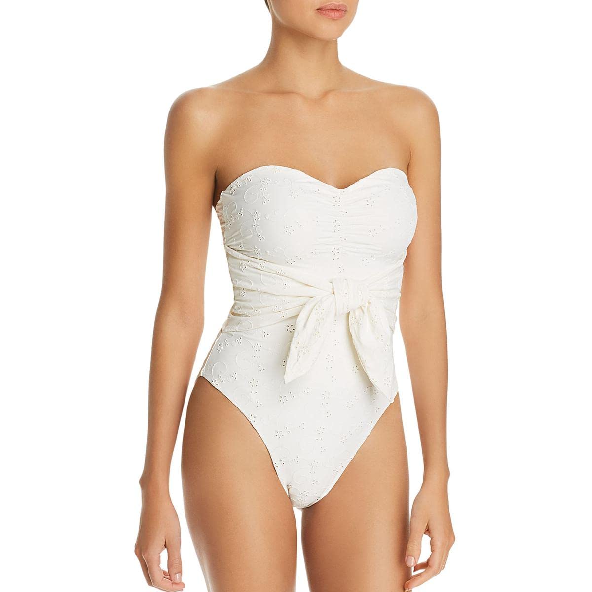 Onia Women's x WeWoreWhat Capri One Piece Swimsuit - Stylish High-Waisted Bathing Suit for Women, Perfect for Pool, Beach & Vacation