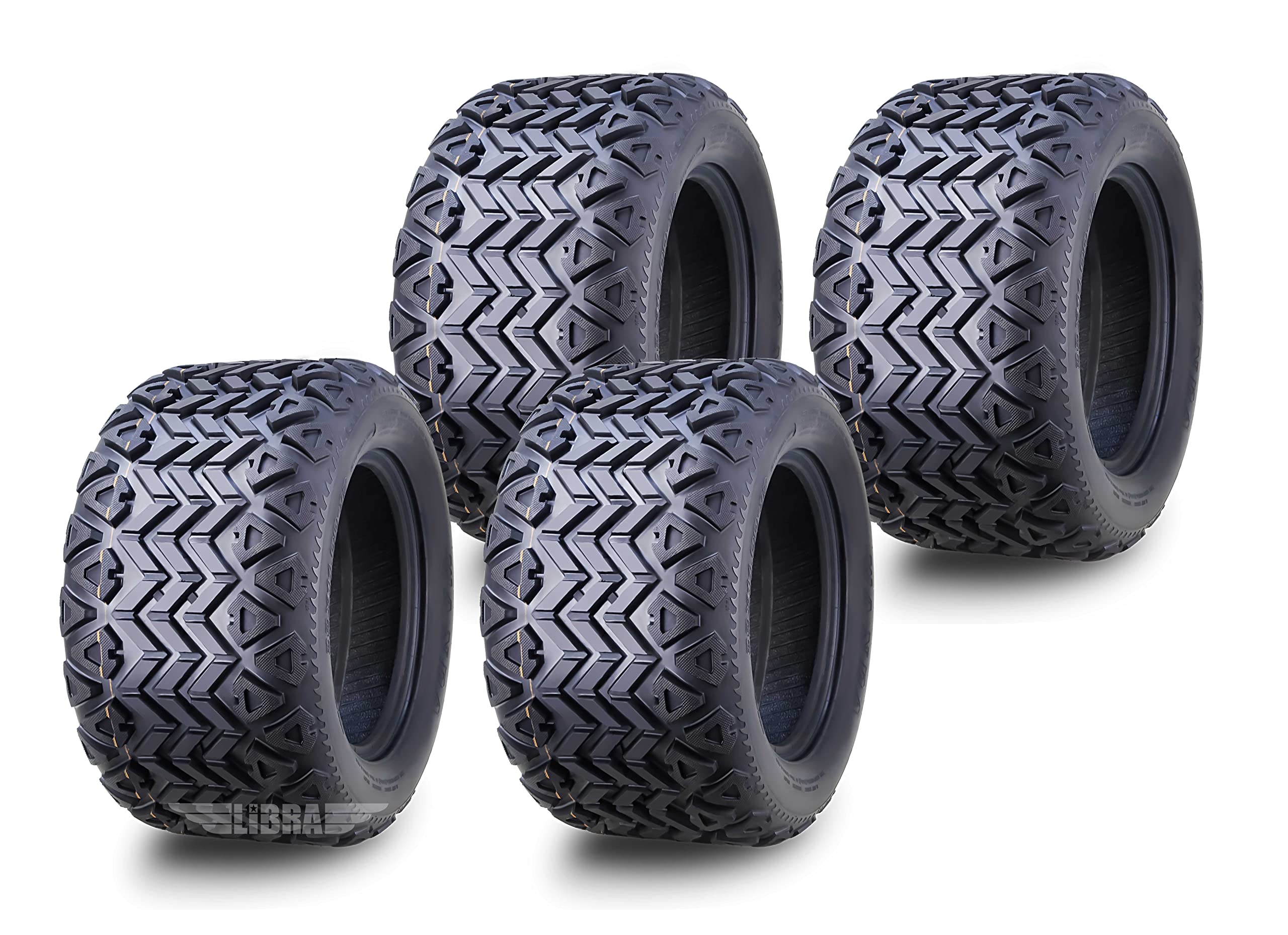 Premium 23x10.5-12 Golf Cart & ATV Tires - 4 Ply All-Terrain Tires (Set of 4) - Heavy Duty for Golf Carts, UTVs & Utility Vehicles - Perfect for Off-Road, Lawn & Farm Use