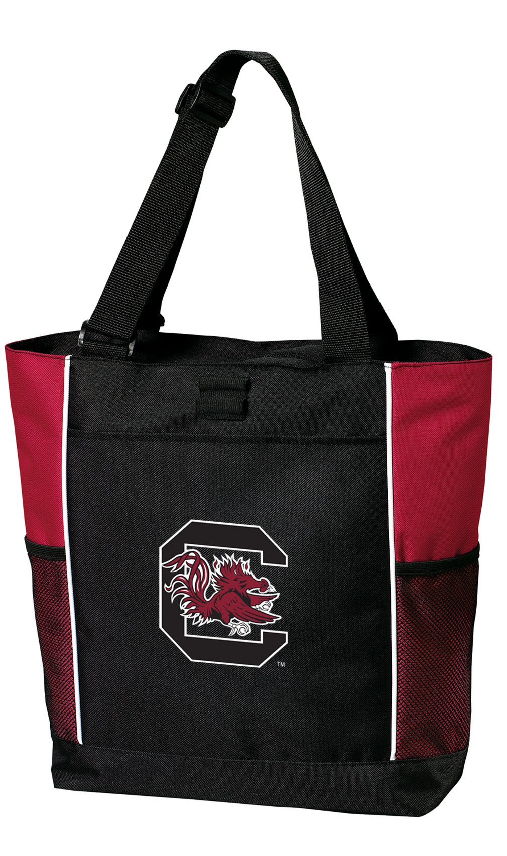 University of South Carolina Gamecocks Tote Bag - Red USC College Tote for Beach, Travel & Campus Life | Durable Reusable Shopping Bag for Students & Fans