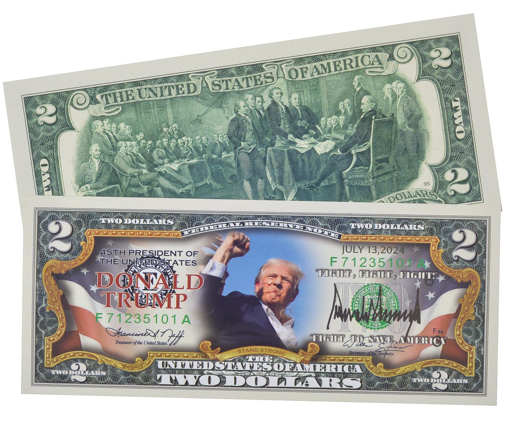 Donald Trump Commemorative Coin - Uncirculated 2024 Presidential Collectible | Stand Strong Fight for Freedom Trump Merchandise | Perfect for Political Memorabilia Collections, Gifts for Trump Supporters, and Patriotic Displays