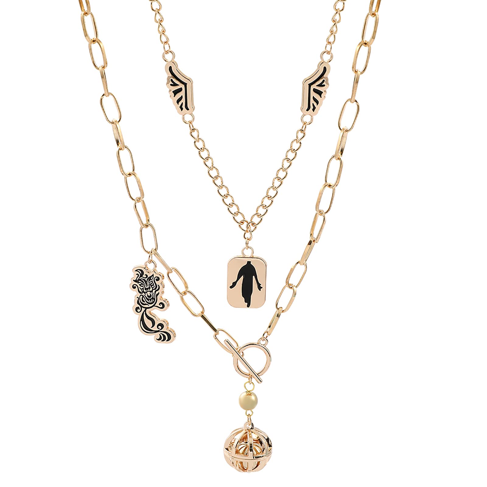 Tokyo Revengers Anime Pendant Necklace - Lucky Four Leaf Clover Jewelry for Women & Girls - Perfect for Cosplay & Gifts