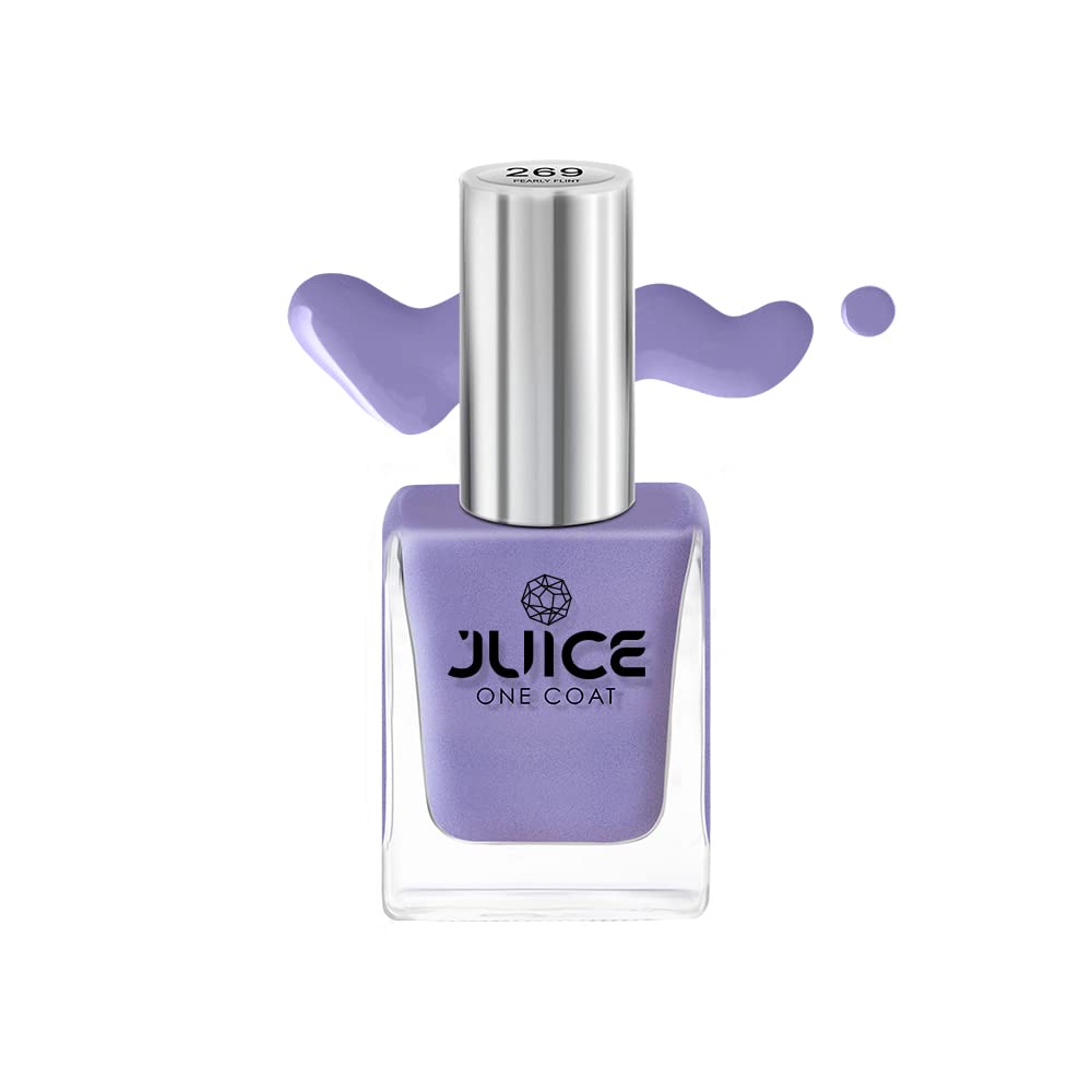 JUICE 3-in-1 Quick Dry Long Lasting Nail Polish Set - Chip Resistant, High Gloss Gel Finish with F&D Approved Colors - Perfect for Salon, Home Manicures & Special Occasions