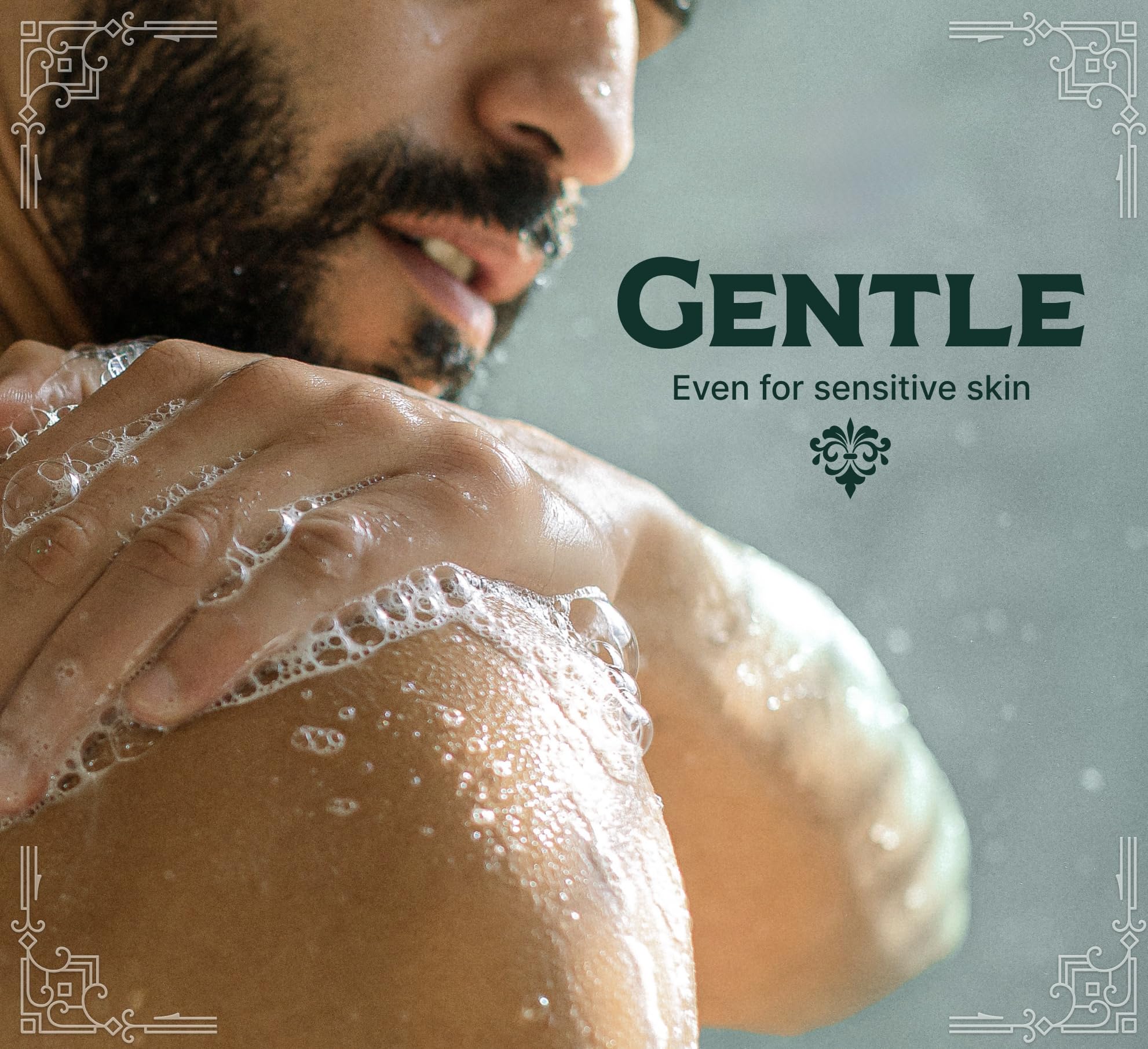 Organic Peppermint Castile Soap - 1 Gallon | USDA Certified, High Olive Oil Content, Non-Drying Body Wash for Men & Women | Natural Shower Gel, Baby Wash & Household Cleaner | Vegan, Cruelty-Free & Concentrated Formula