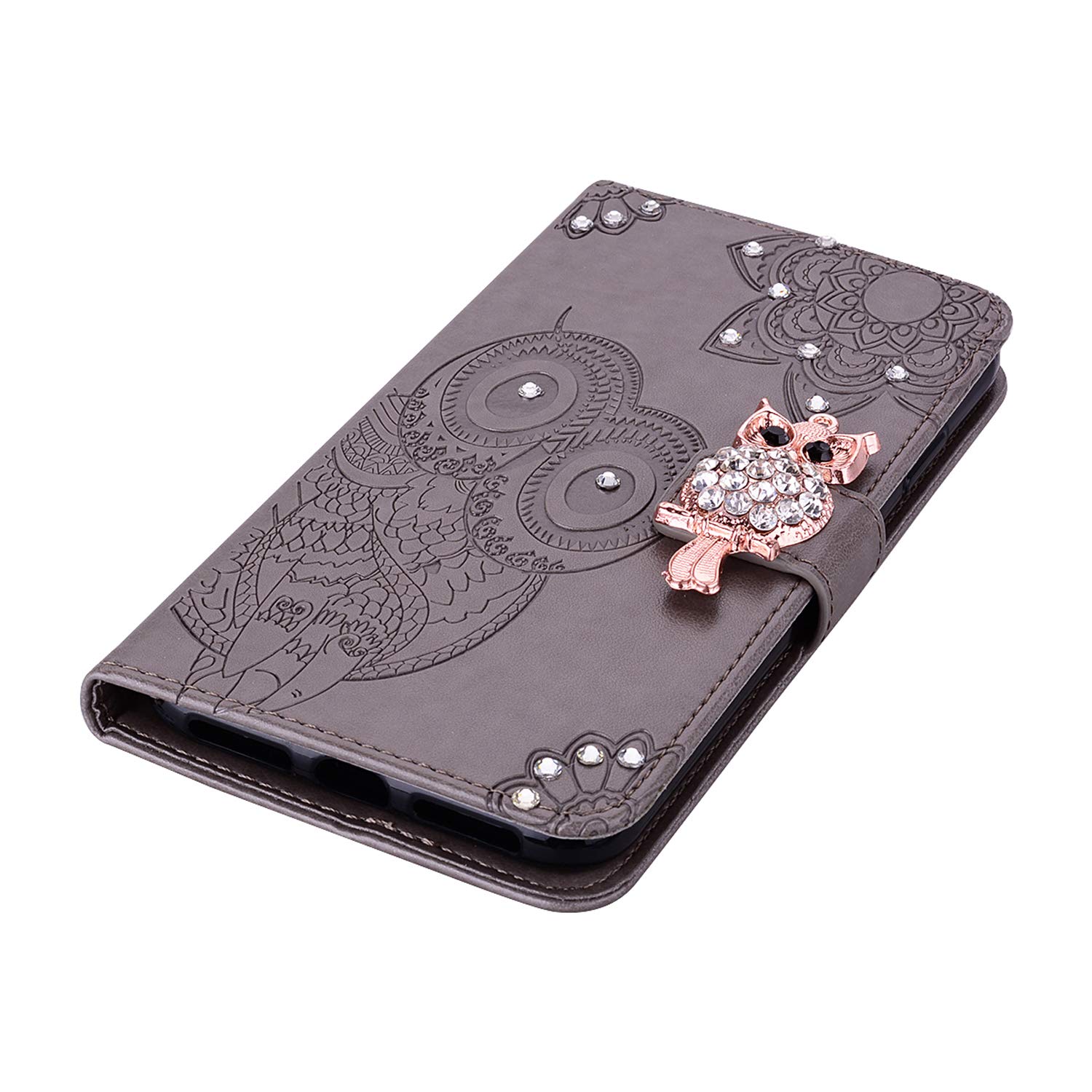 Samsung Galaxy A12 Owl Case with Card Slot & Stand for Daily Use