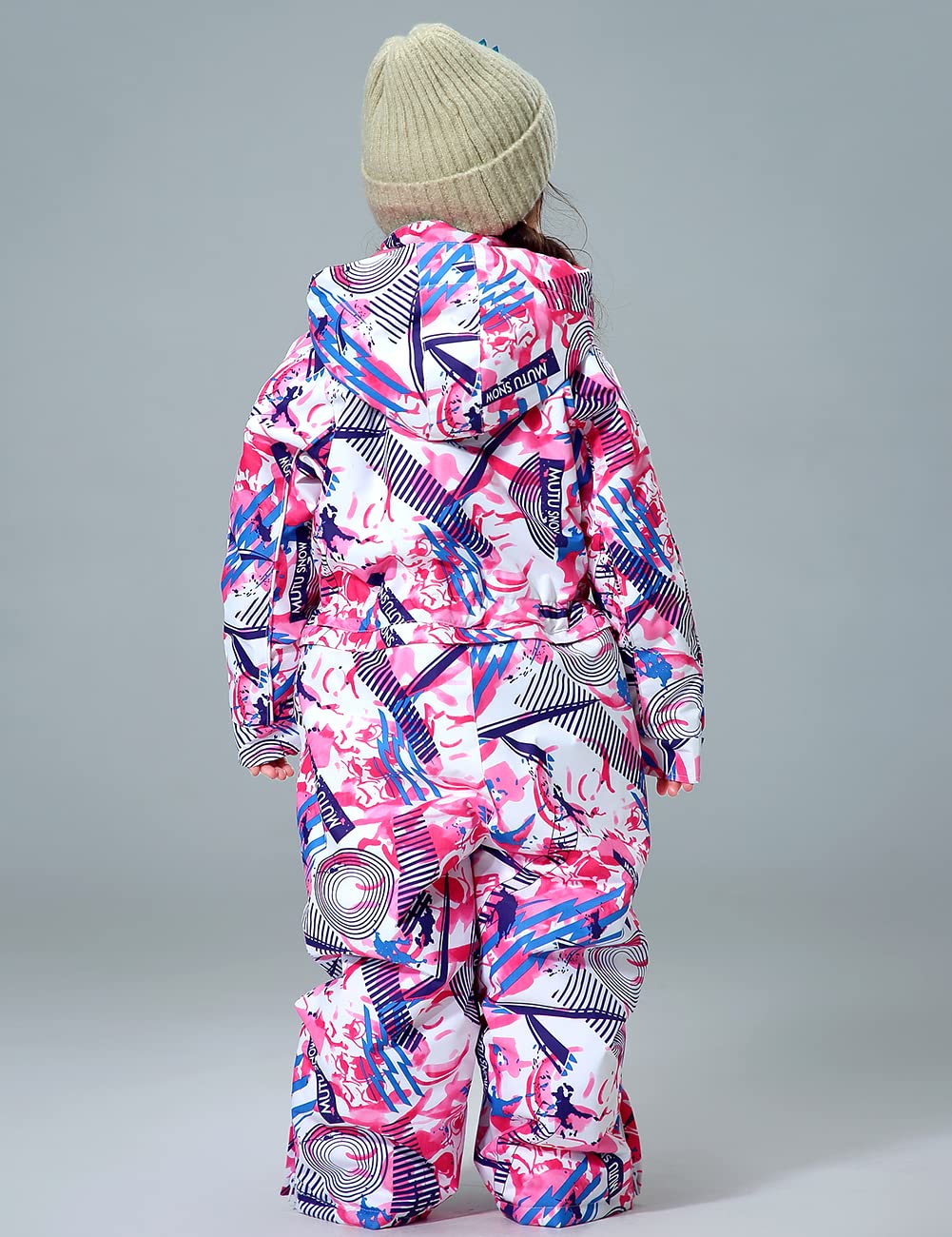 **Kids' Waterproof Snowsuit One-Piece Ski & Snowboard Winter Suit - Warm Insulated Jacket & Pants Set for Boys & Girls - Perfect for Skiing, Snowboarding & Outdoor Winter Play**