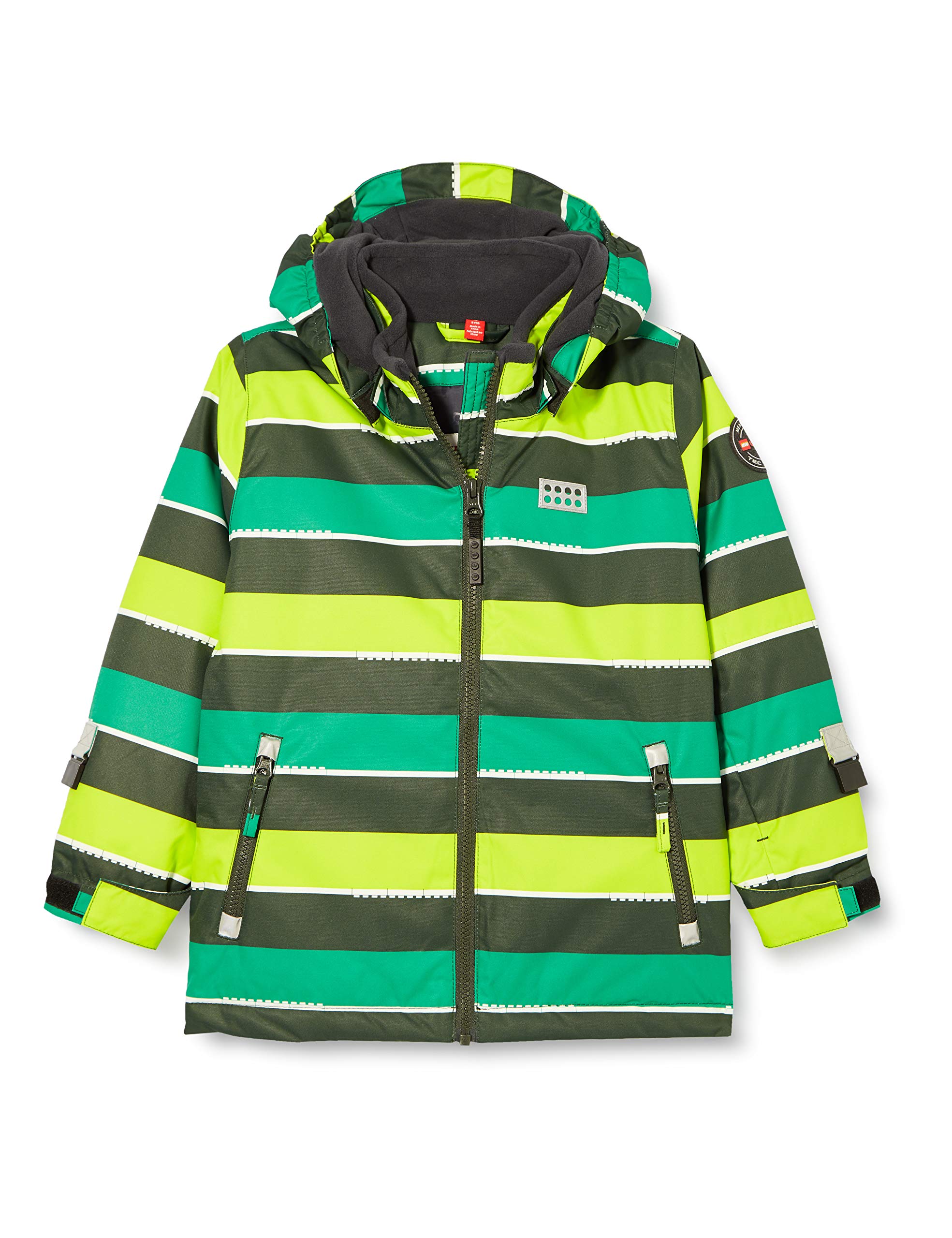 LEGO Kids' Jacket - Waterproof Windbreaker with Hood for Boys & Girls - Lightweight Outdoor Play Jacket for School, Park & Playdates