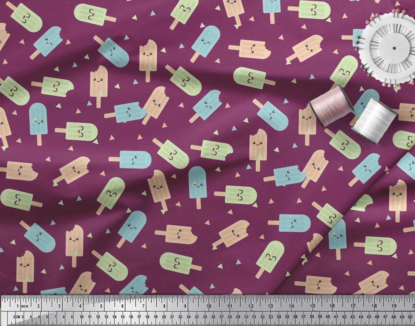 Soimoi Pink Cotton Voile Fabric by The Yard - 56
