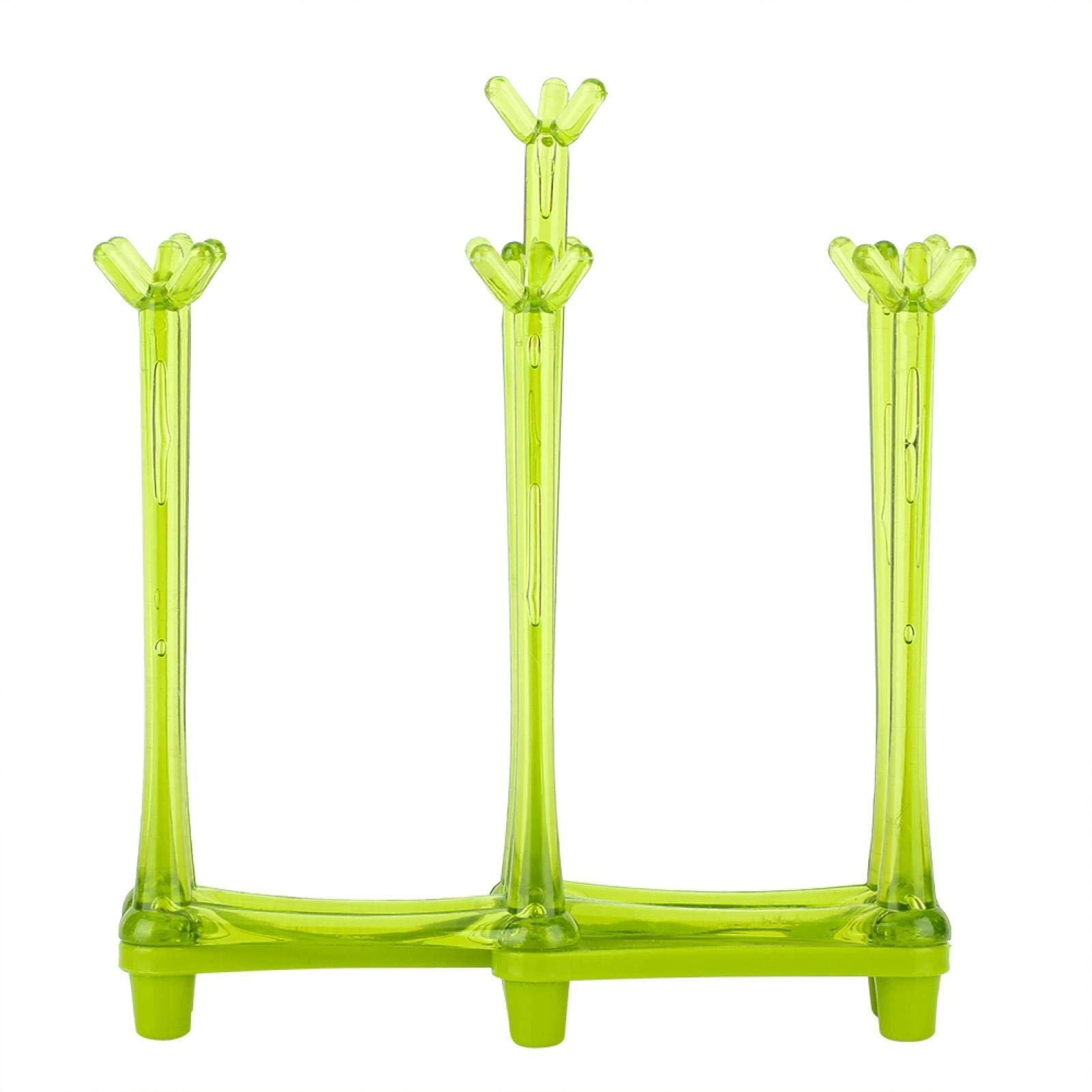 Multi-Purpose Cup Holder & Organizer - Durable Kitchen Cup Drying Rack for Home Use (Green) | Perfect for Countertop Storage, Dish Drying & Space Saving