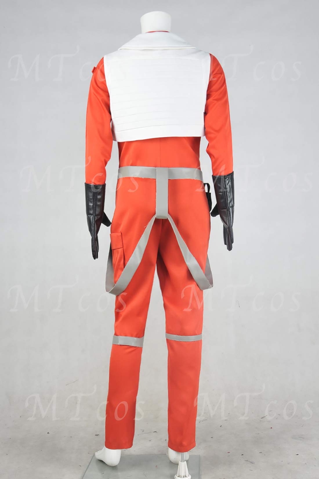 Poe Dameron Deluxe Orange Jumpsuit Costume - The Force Awakens Star Wars Cosplay Outfit for Halloween, Comic Con & Movie Parties