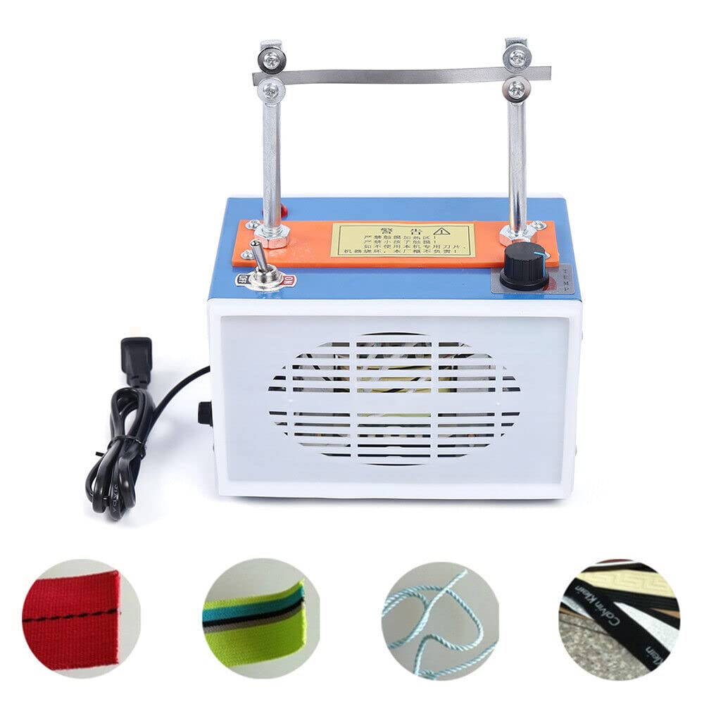 Electric Rope Cutter with Thermal Hot Blade - Bench Mount Foam & Fabric Cutting Tool Kit | Perfect for Braid Webbing, DIY Projects & Industrial Use